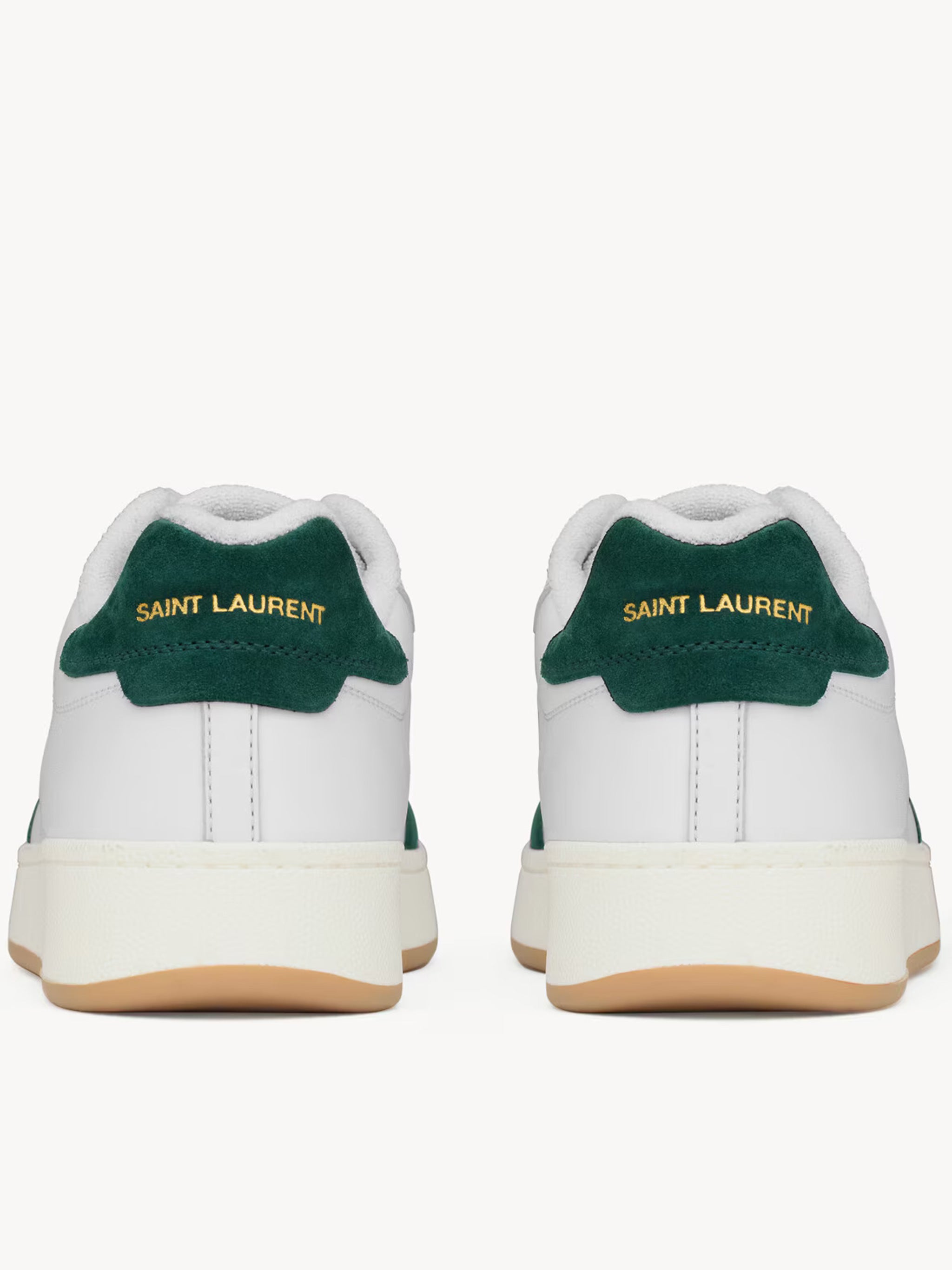 White Sl/61 Dark Green Sneakers