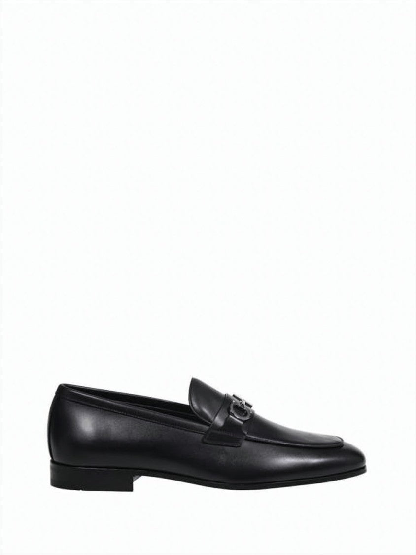 Black Leather Loafers