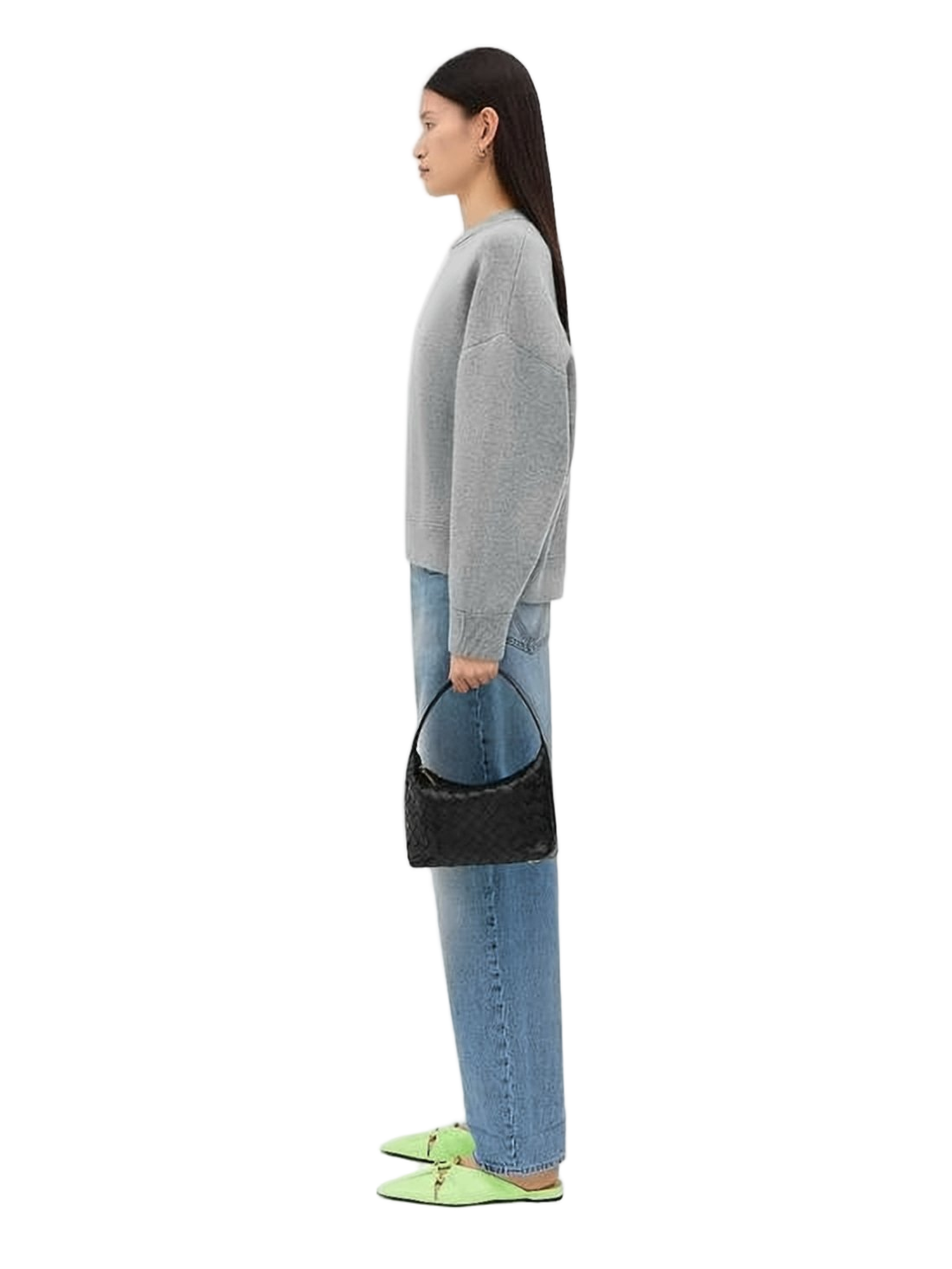 Woven Leather Shoulder Bag