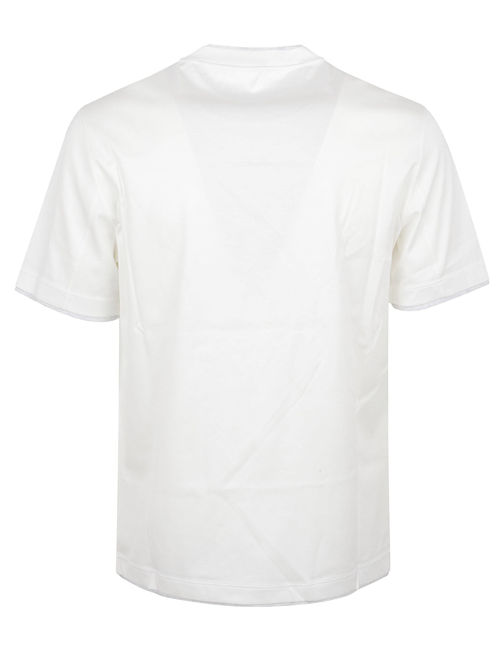Crew Neck T-Shirt in Soft Cotton Fabric