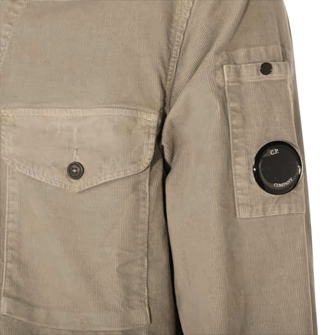 Casual Corduroy Jacket with Button-Up Front