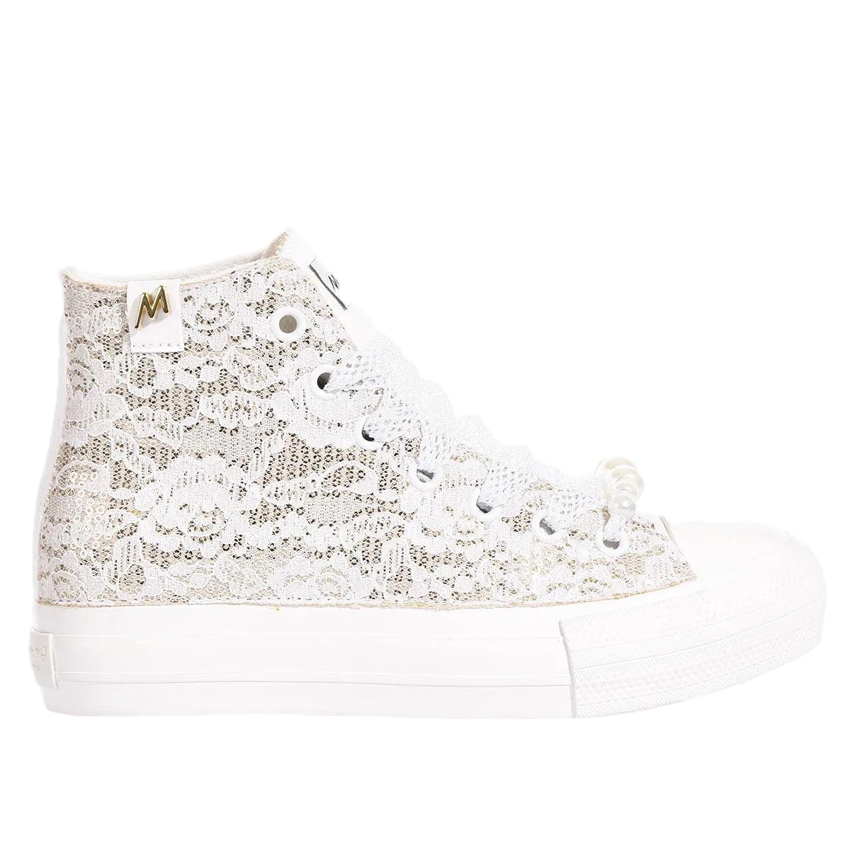 Mimanera Airlines Platform Bea Gold Sneakers
