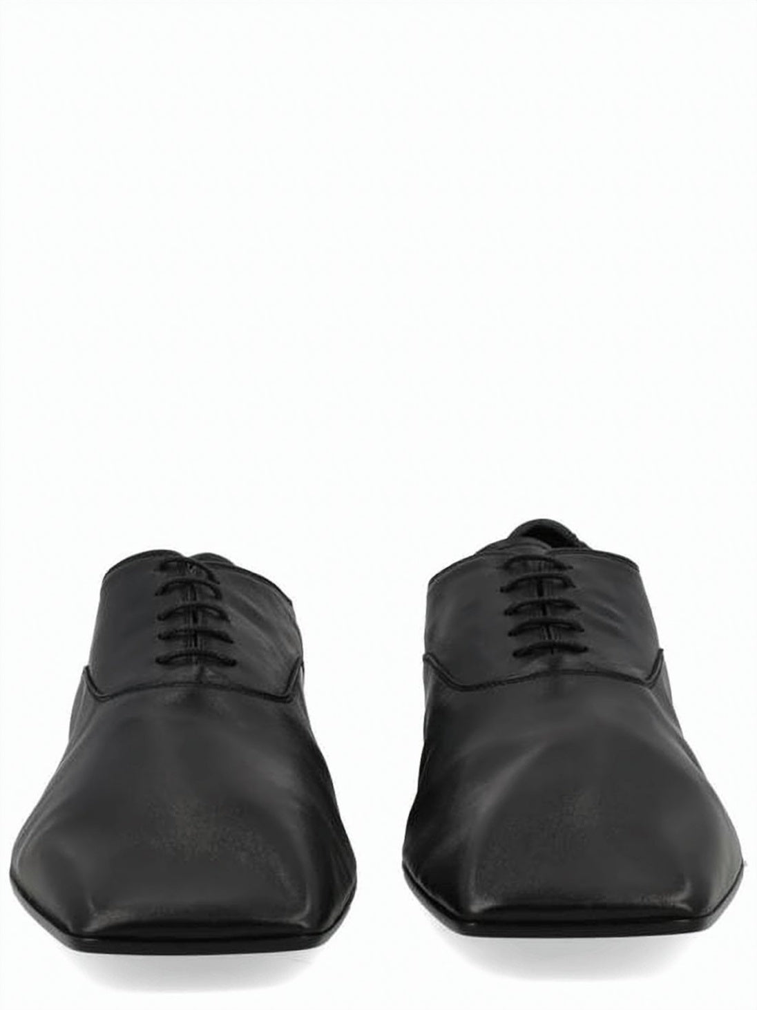 Pointed Toe Black Leather Dress Shoes