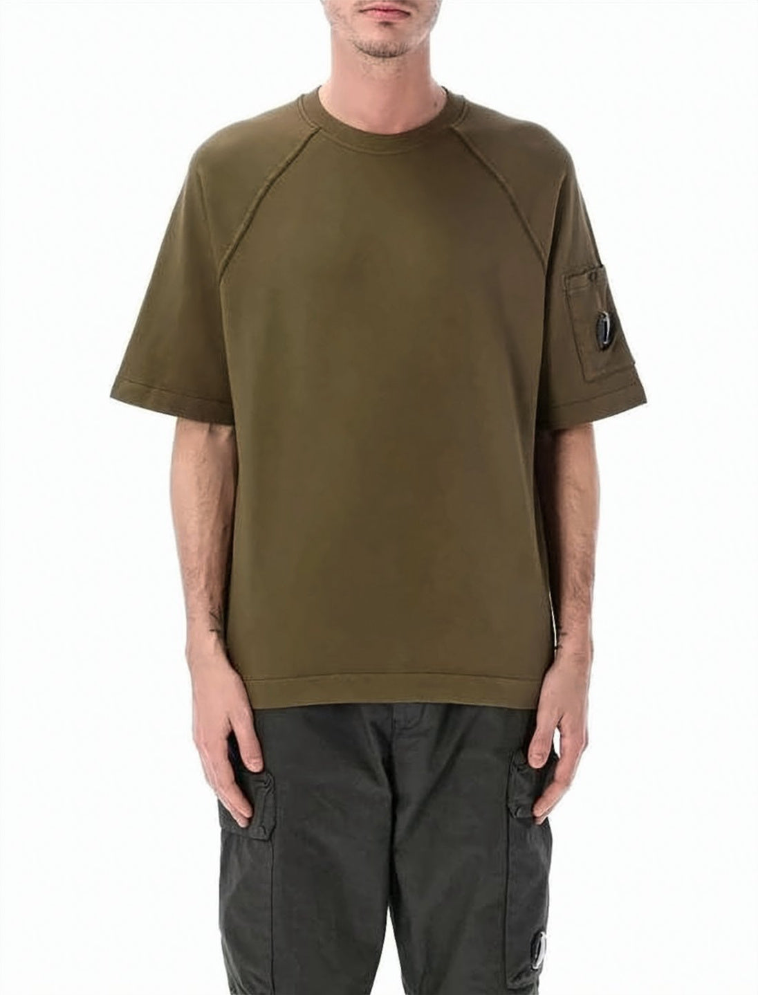 Light Fleece Cotton Short-Sleeve T-Shirt