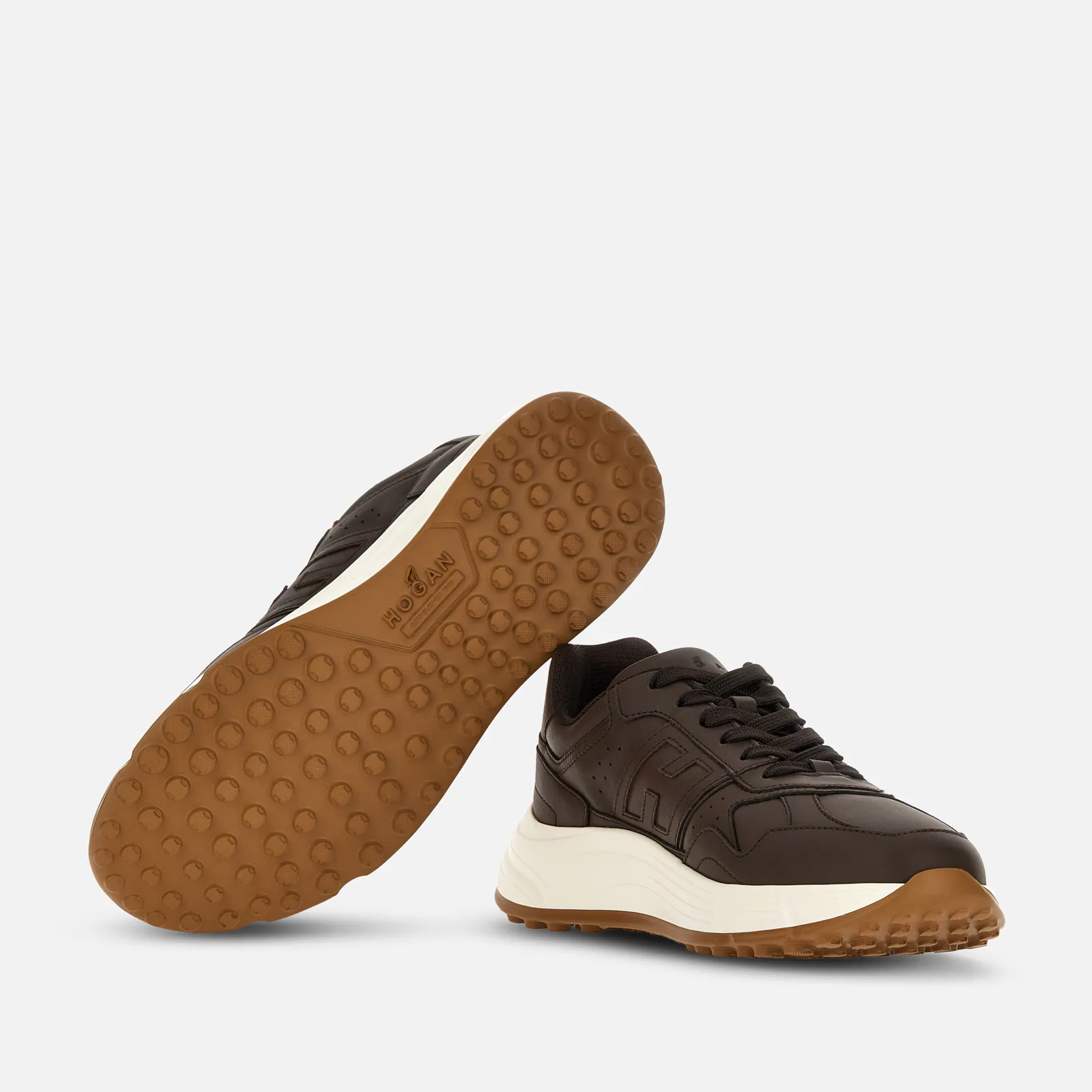Hyperlight H Sneakers In Calfskin Leather