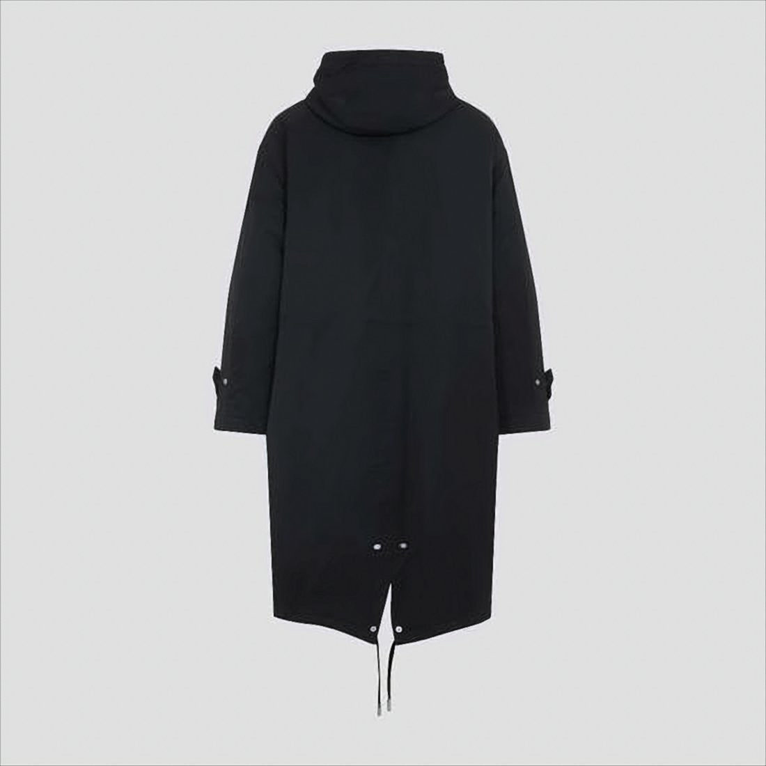 Hooded Long Padded Coat with Adjustable Features