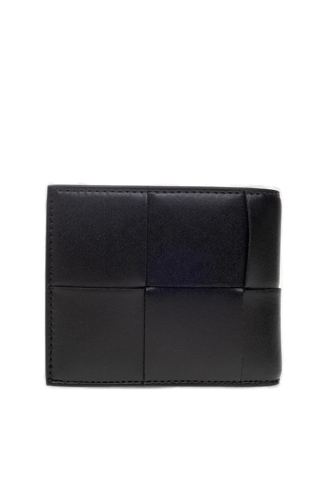 Compact Woven Calf Leather Bottega Veneta Wallet