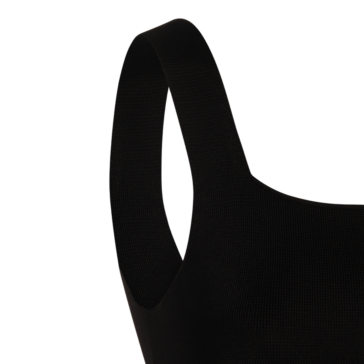 Midi Dress with Square Neckline