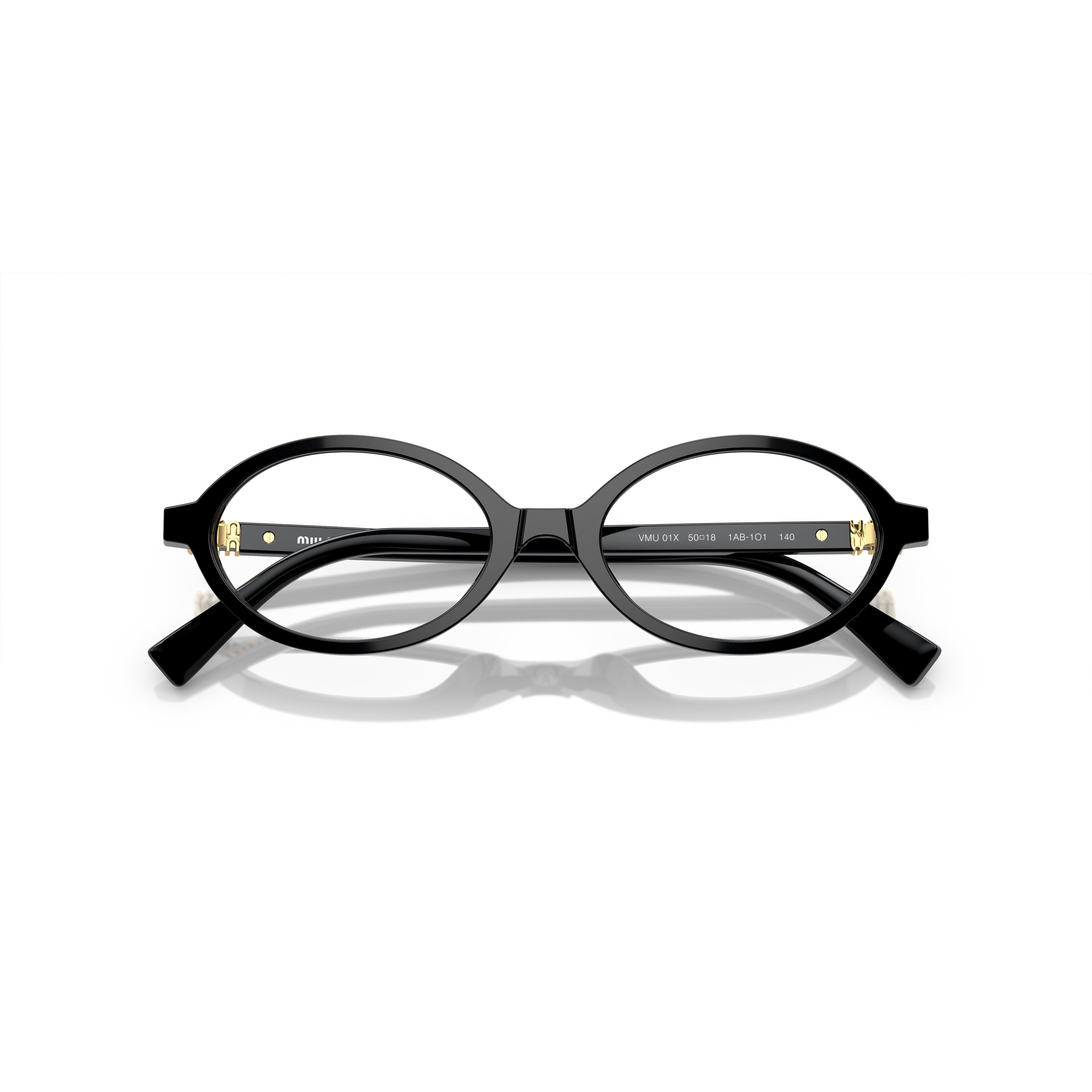 0mu 01xv Oval Frame Sunglasses