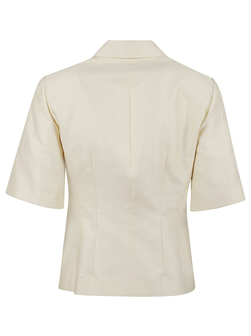 Tailored Yellow Jacket With Notched Lapel