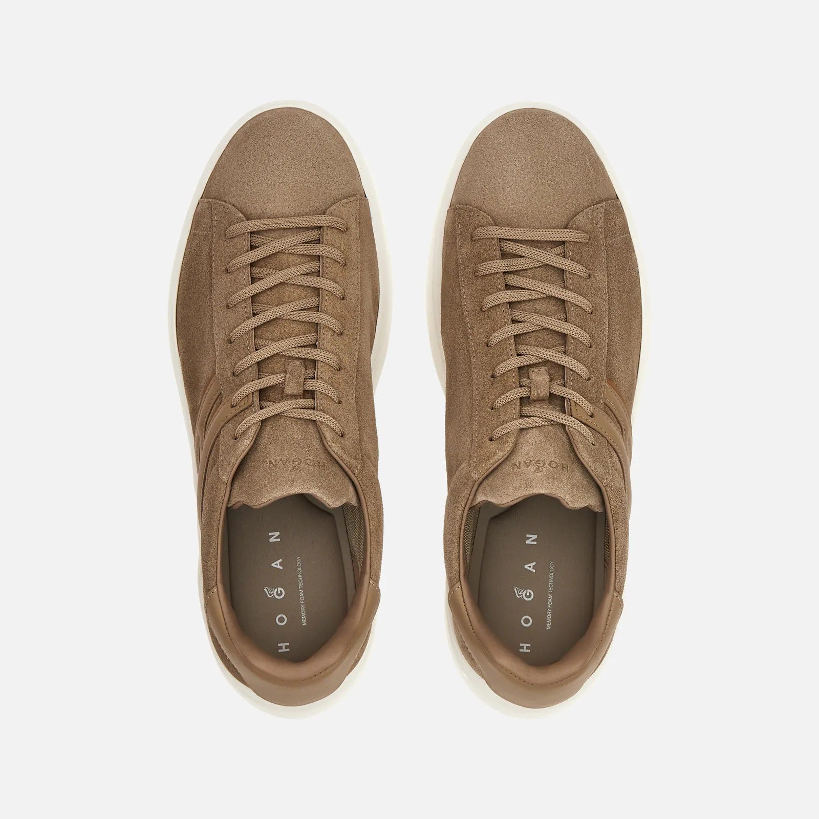 H580 Allacciato H Profilo Sneakers in Beige