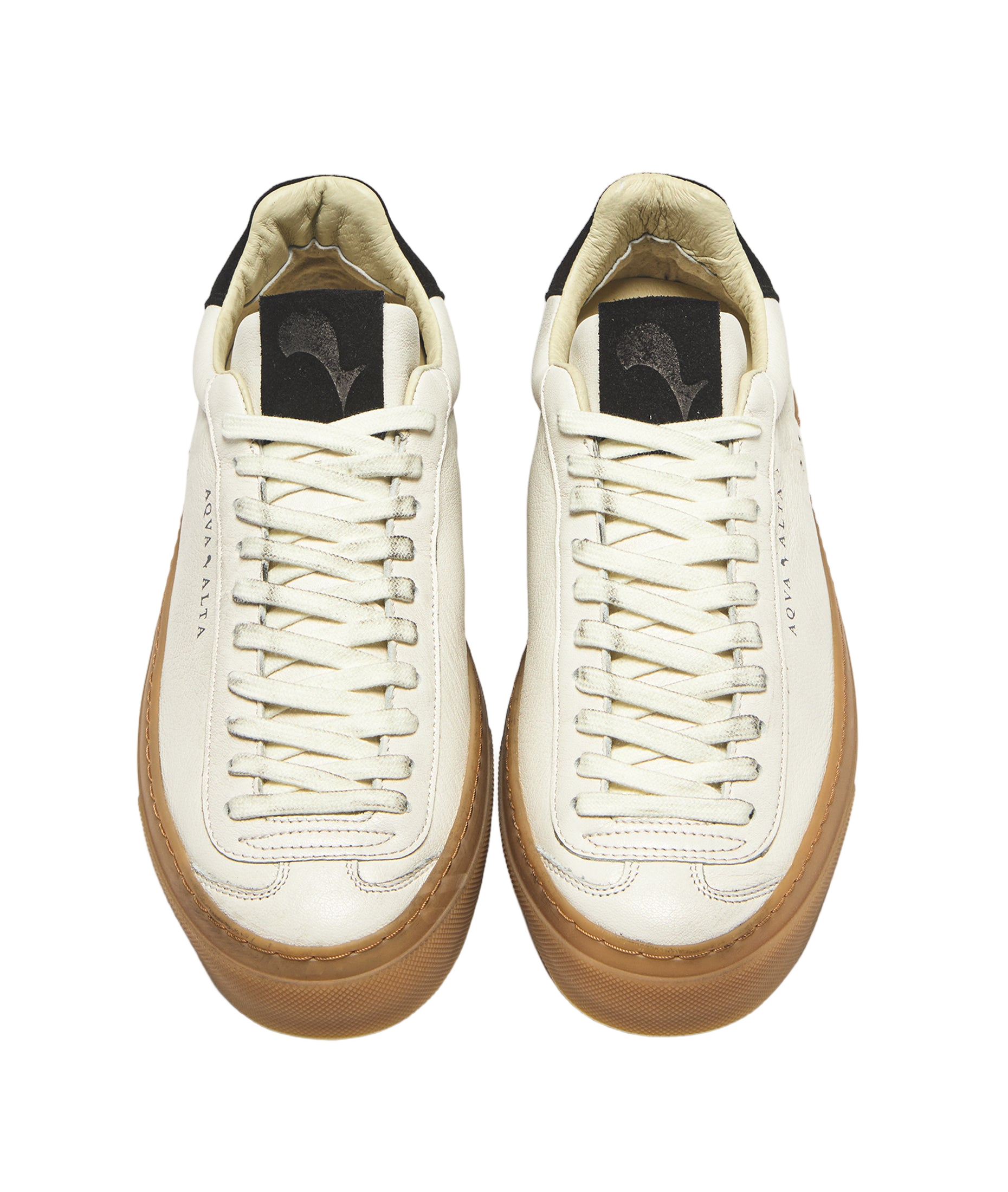 Aqua Alta Fondaco White Honey Black Sneakers