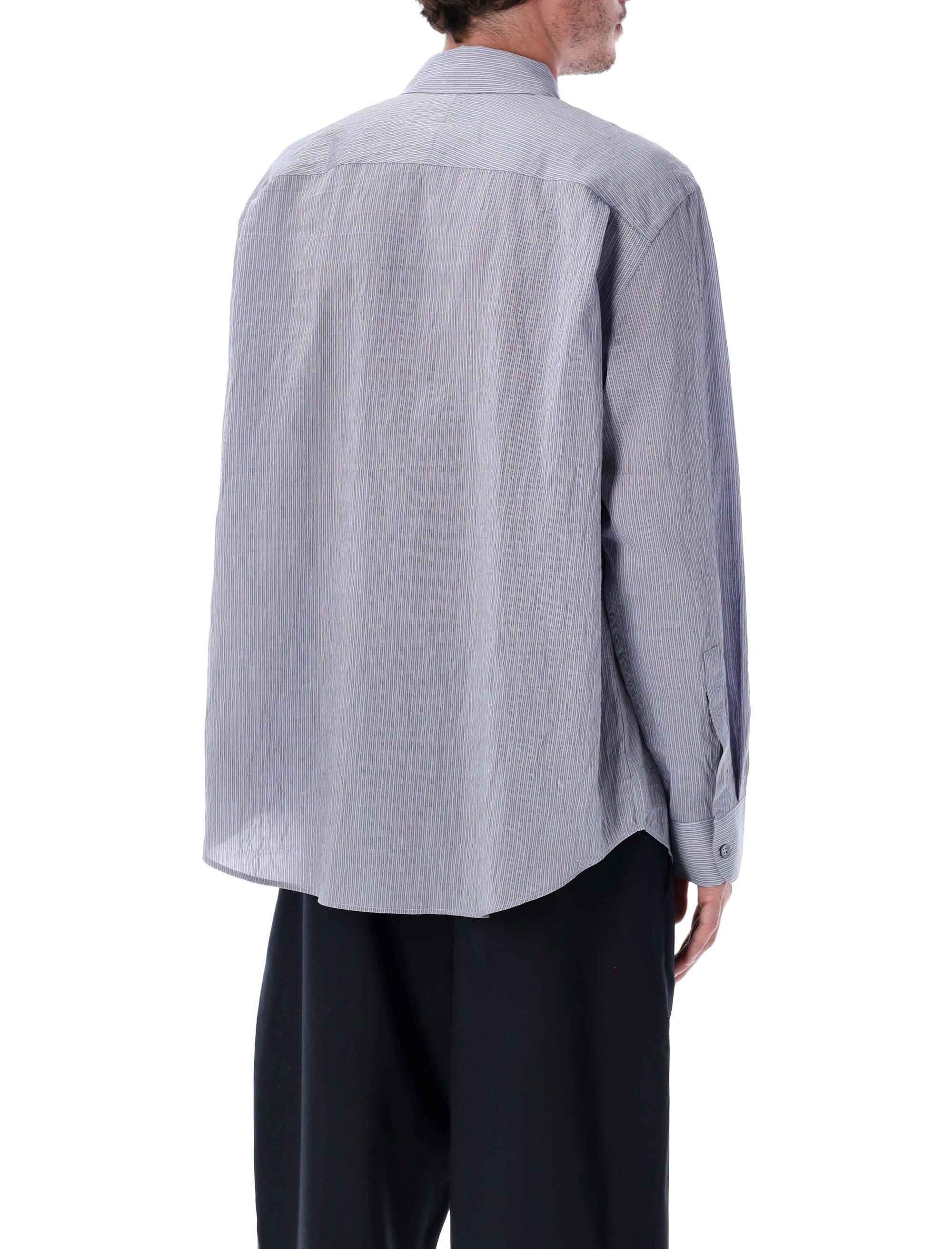 View Lilac Striped Lyocell Shirt