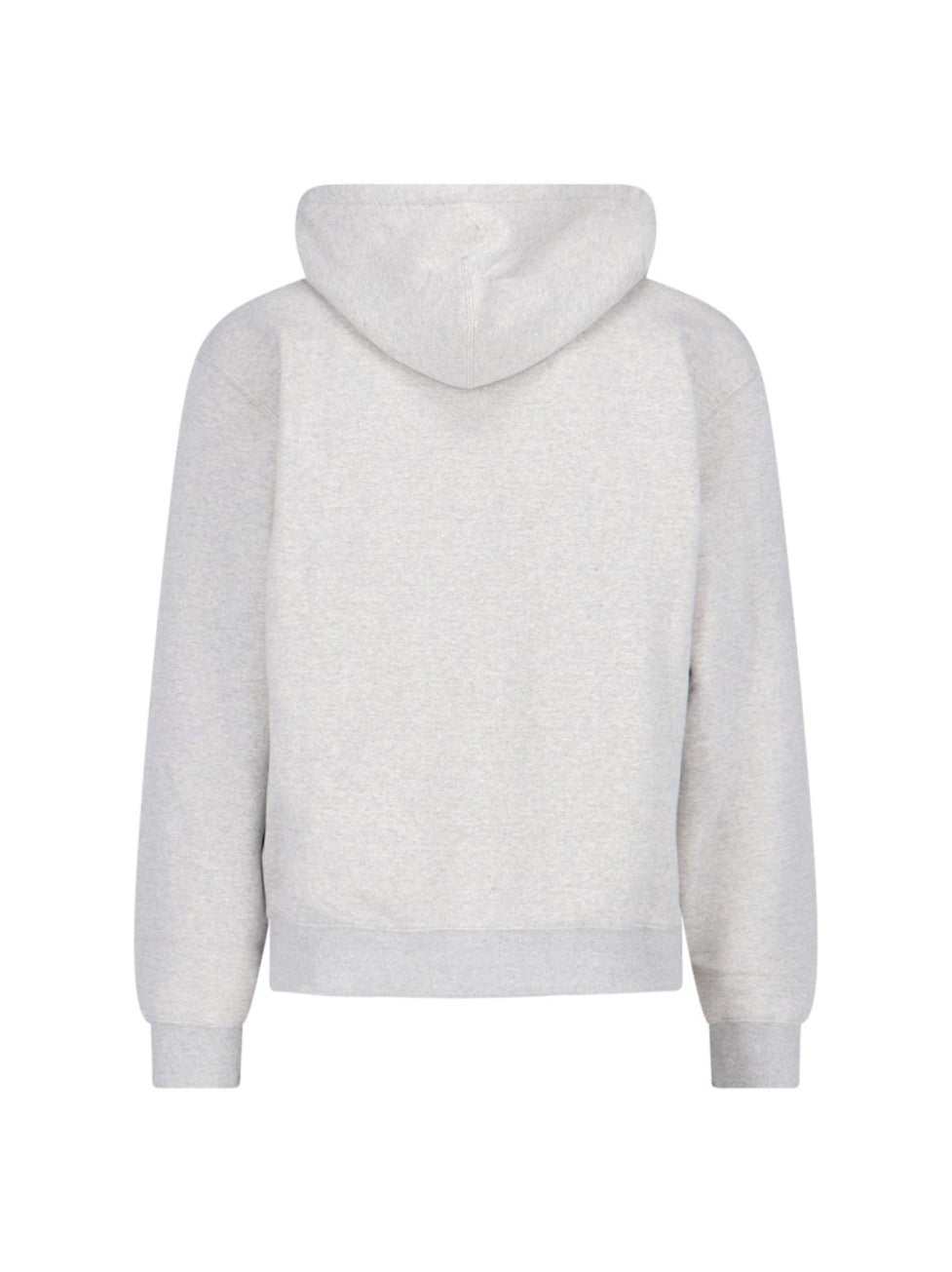 Bluza z kapturem z logo – szara