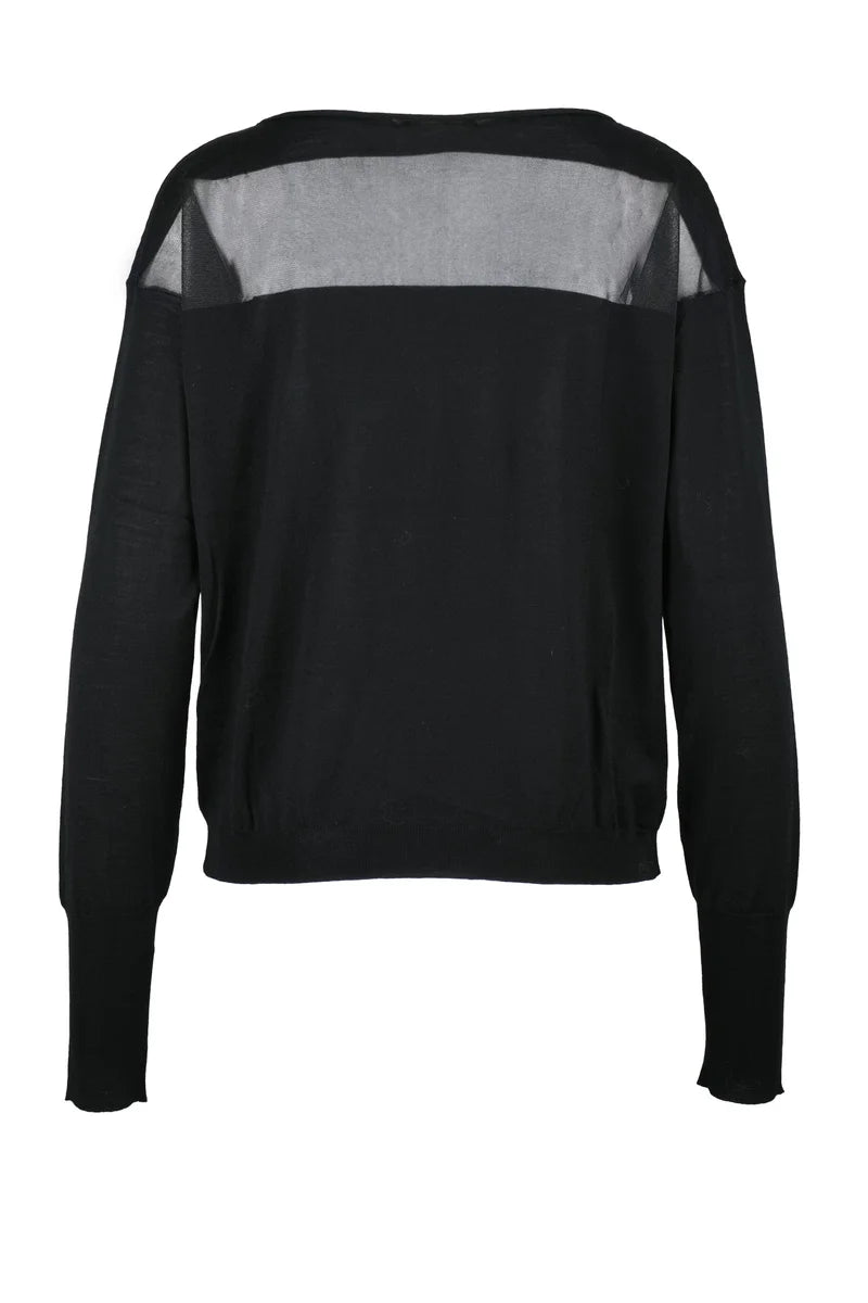 Under Jacket Sweater - Black