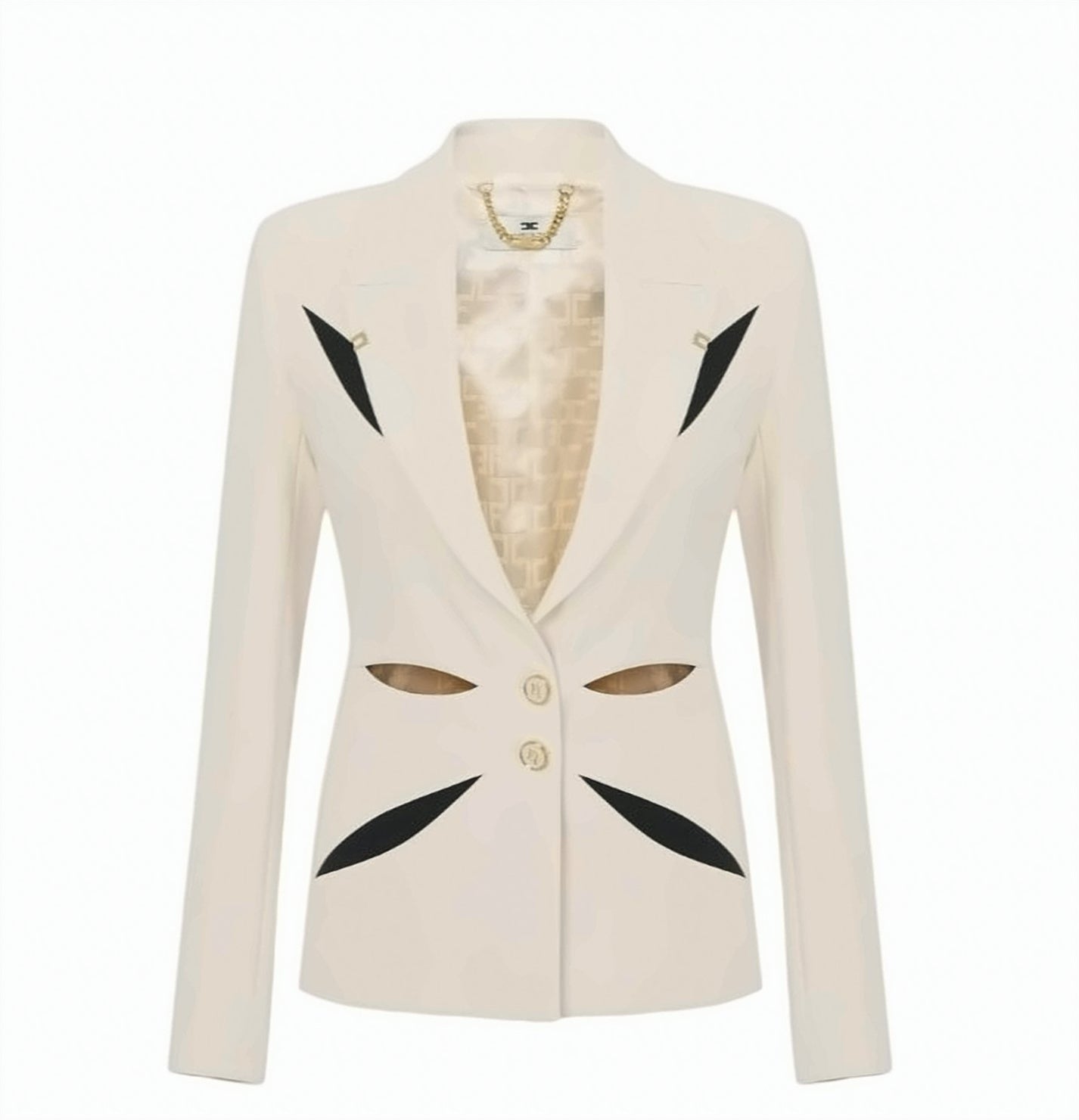 Lightweight Crepe Cut Out Jacket