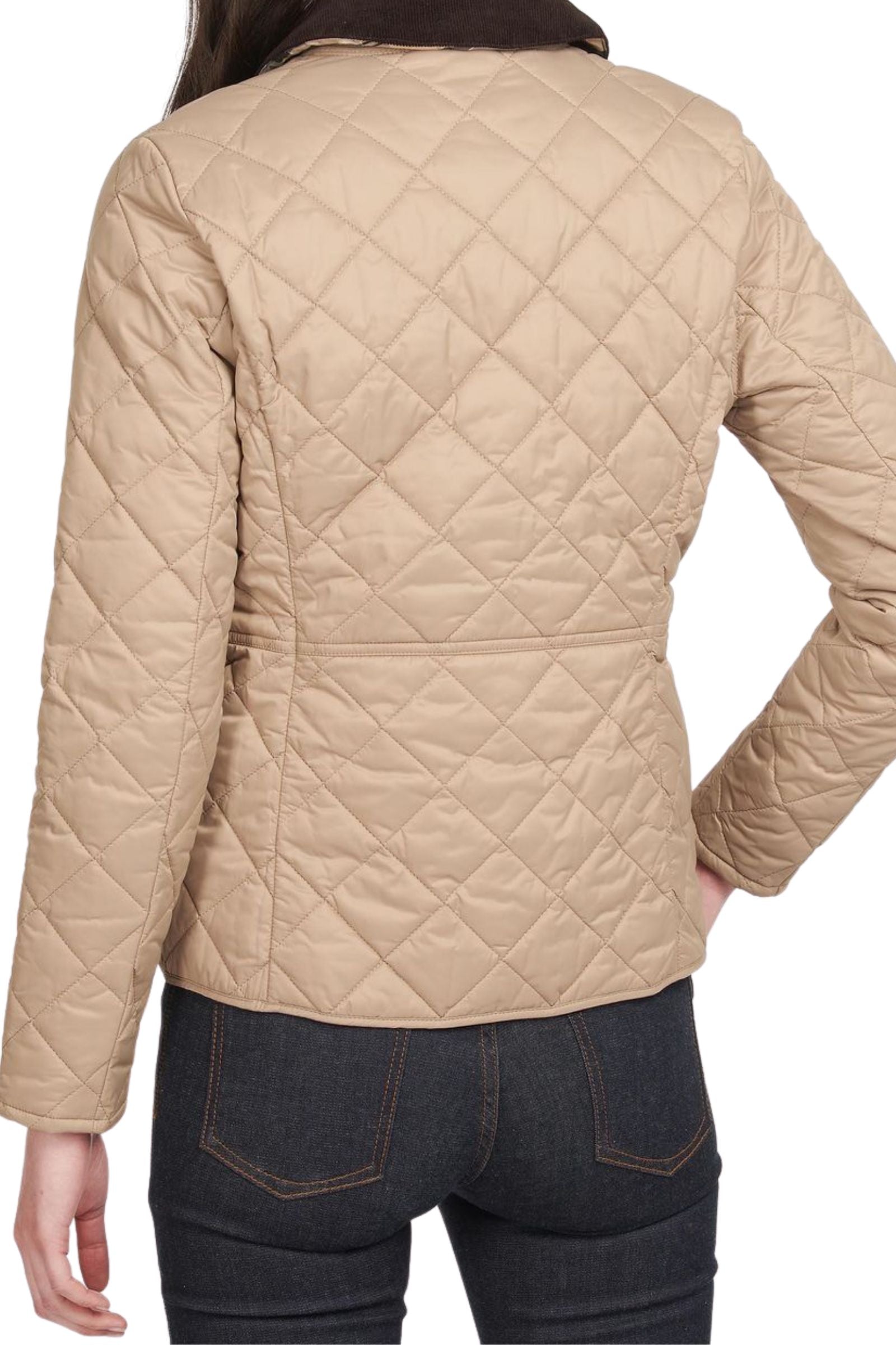 Beige Quilted Jackets