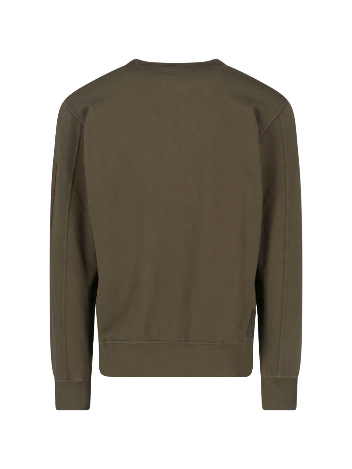 Classic Knit Sweater In Rich Green Tone