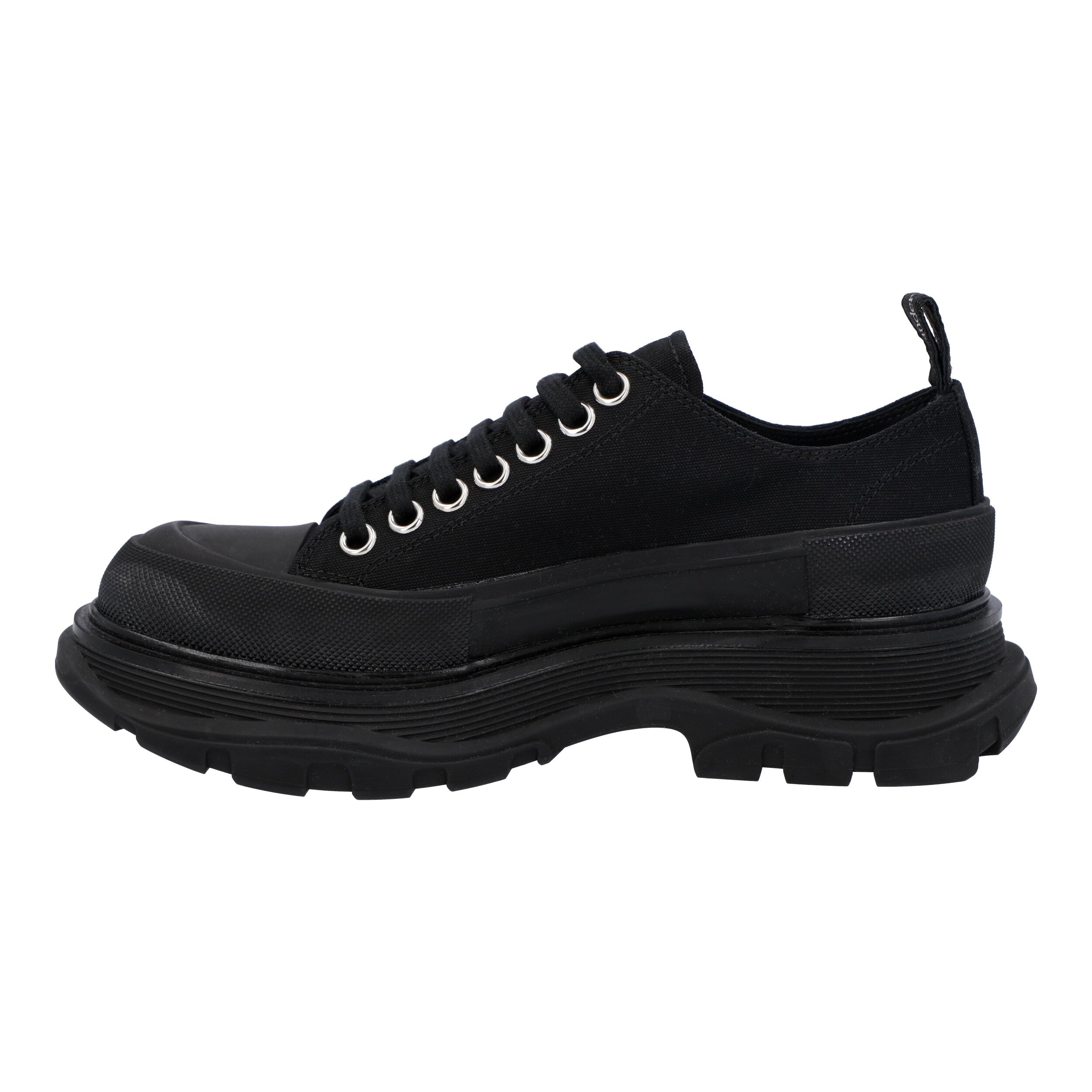 Black' Tread Slick Lace Up