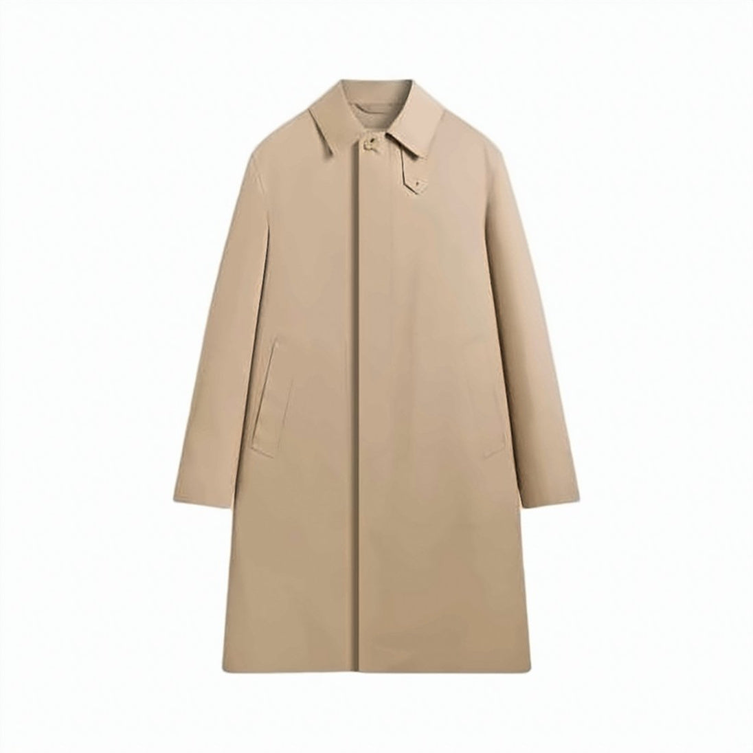 Single-Breasted Mackintosh Coat