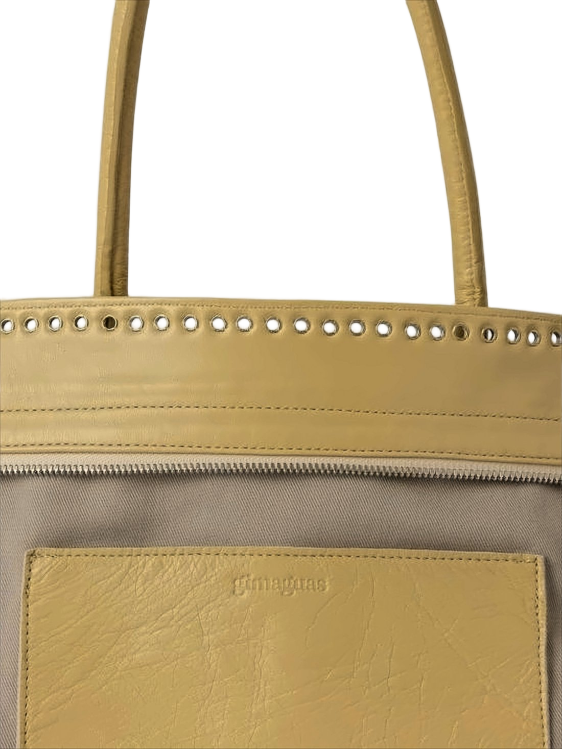 Structured Brown Leather Shoulder Bag