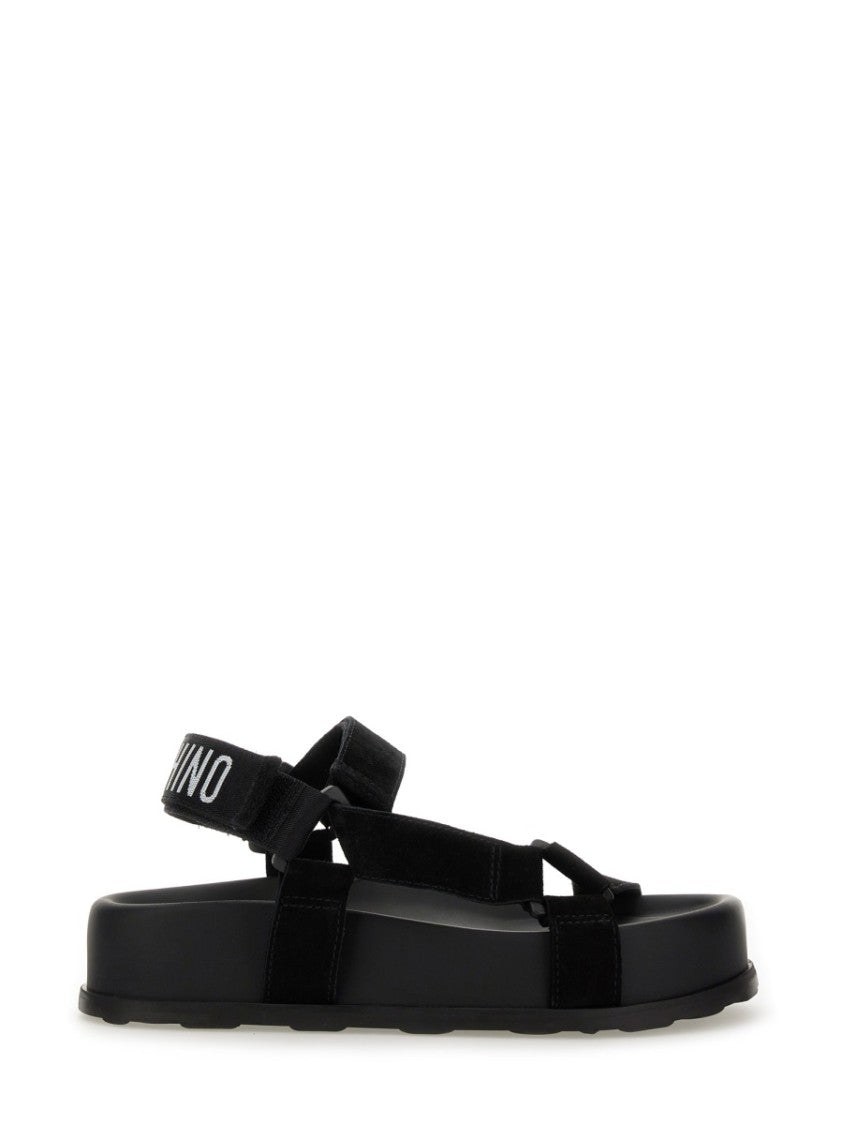 Black Leather Sandals