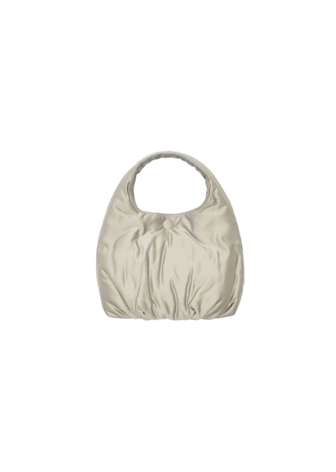 Gathered Detail Shoulder Bag with Pouch-Like Design