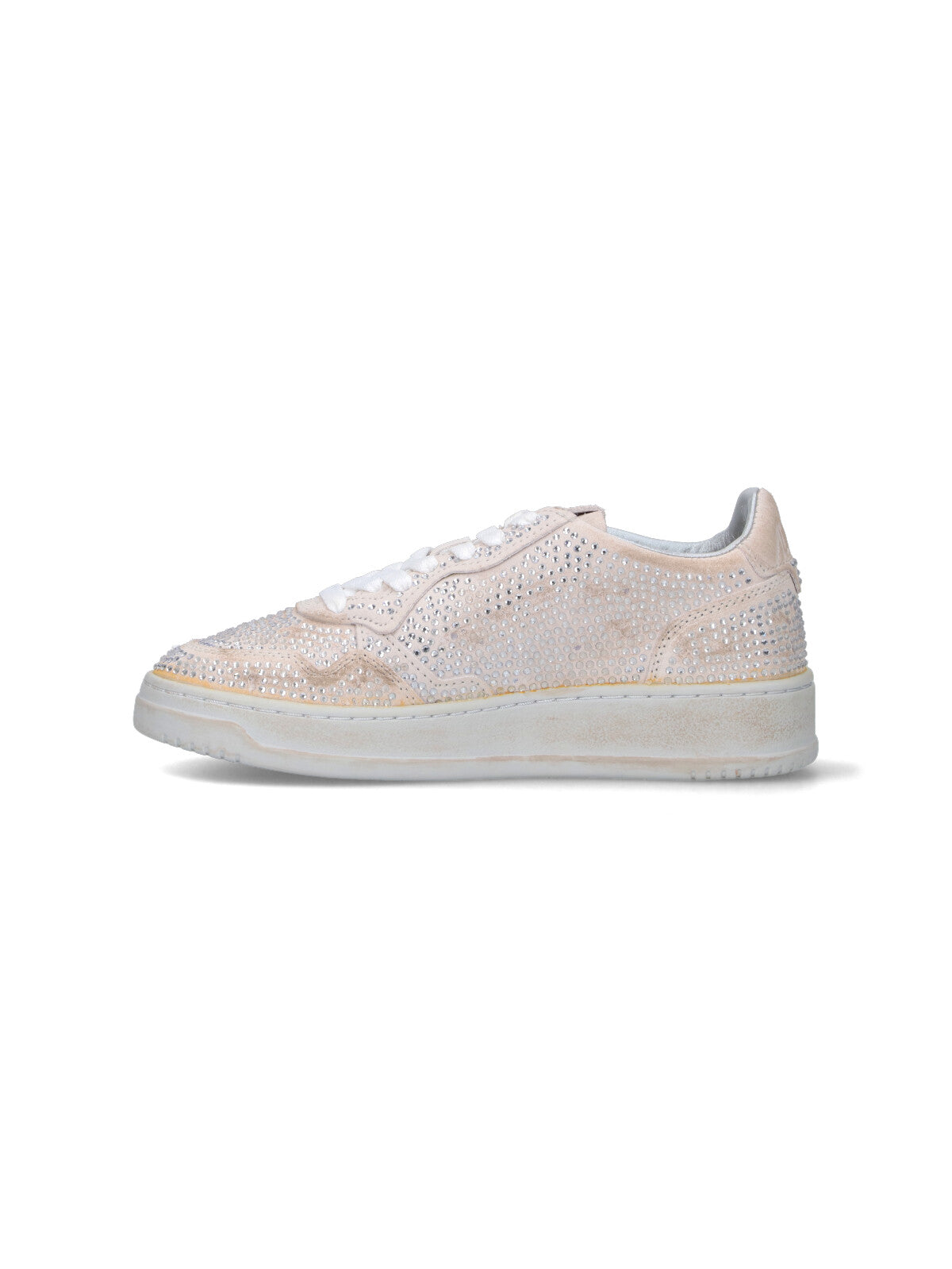 Low-Top Sneakers With Round Toe