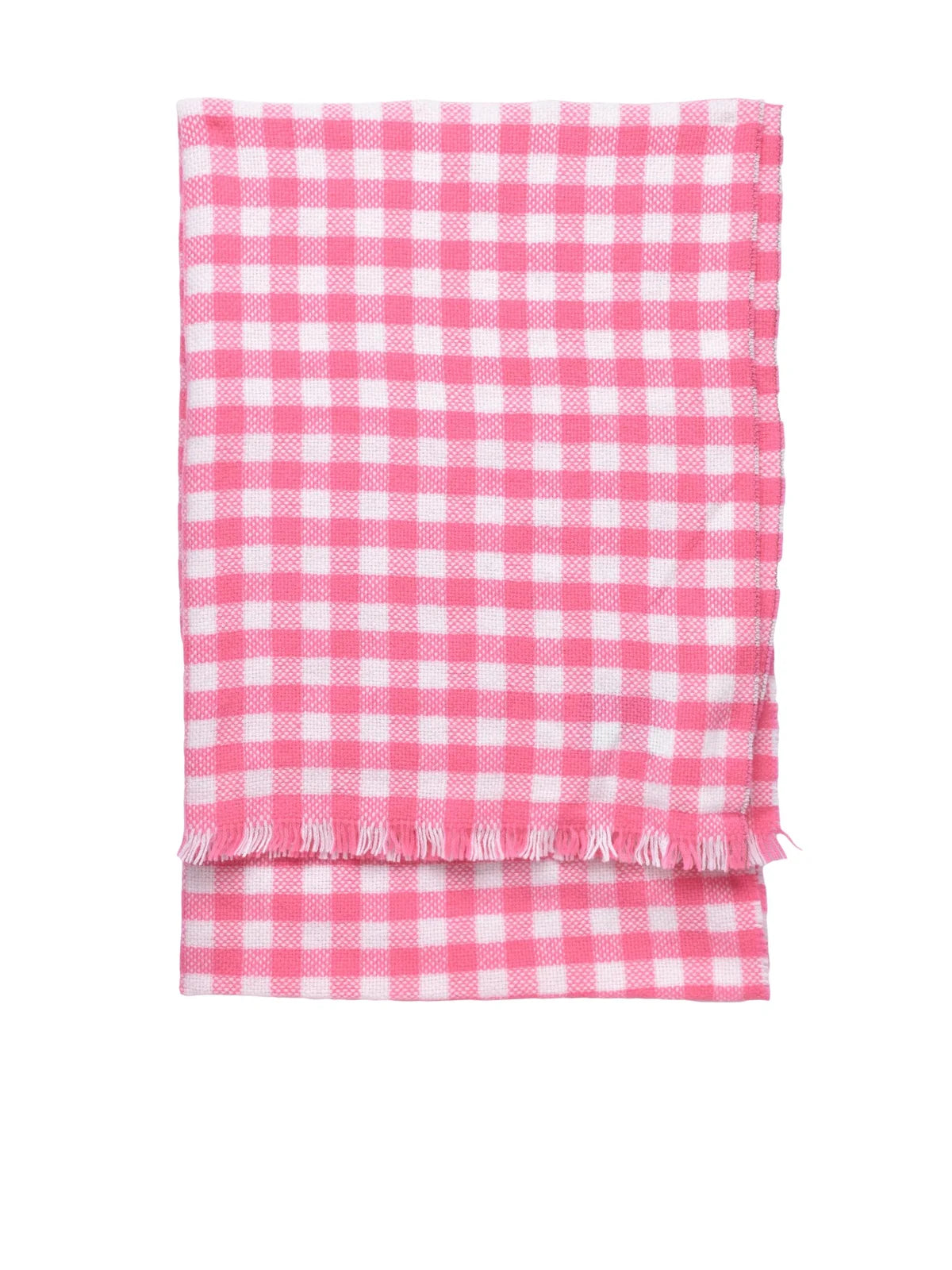 That's Alyki Cashmere Scarf - White/Pink
