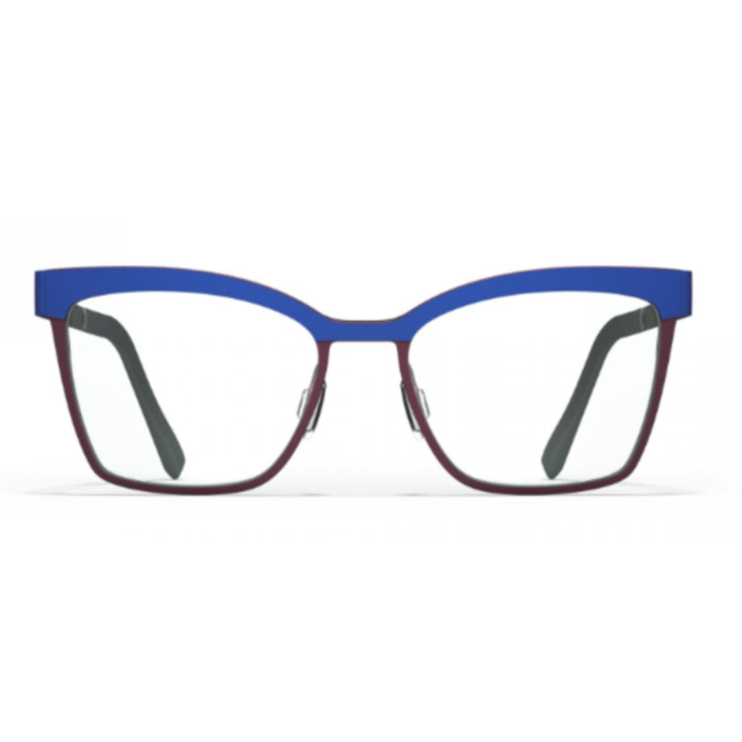 Bf960 Rose Hall Sleek Beta Titanium Eyeglasses with Bold Two-Tone Frame