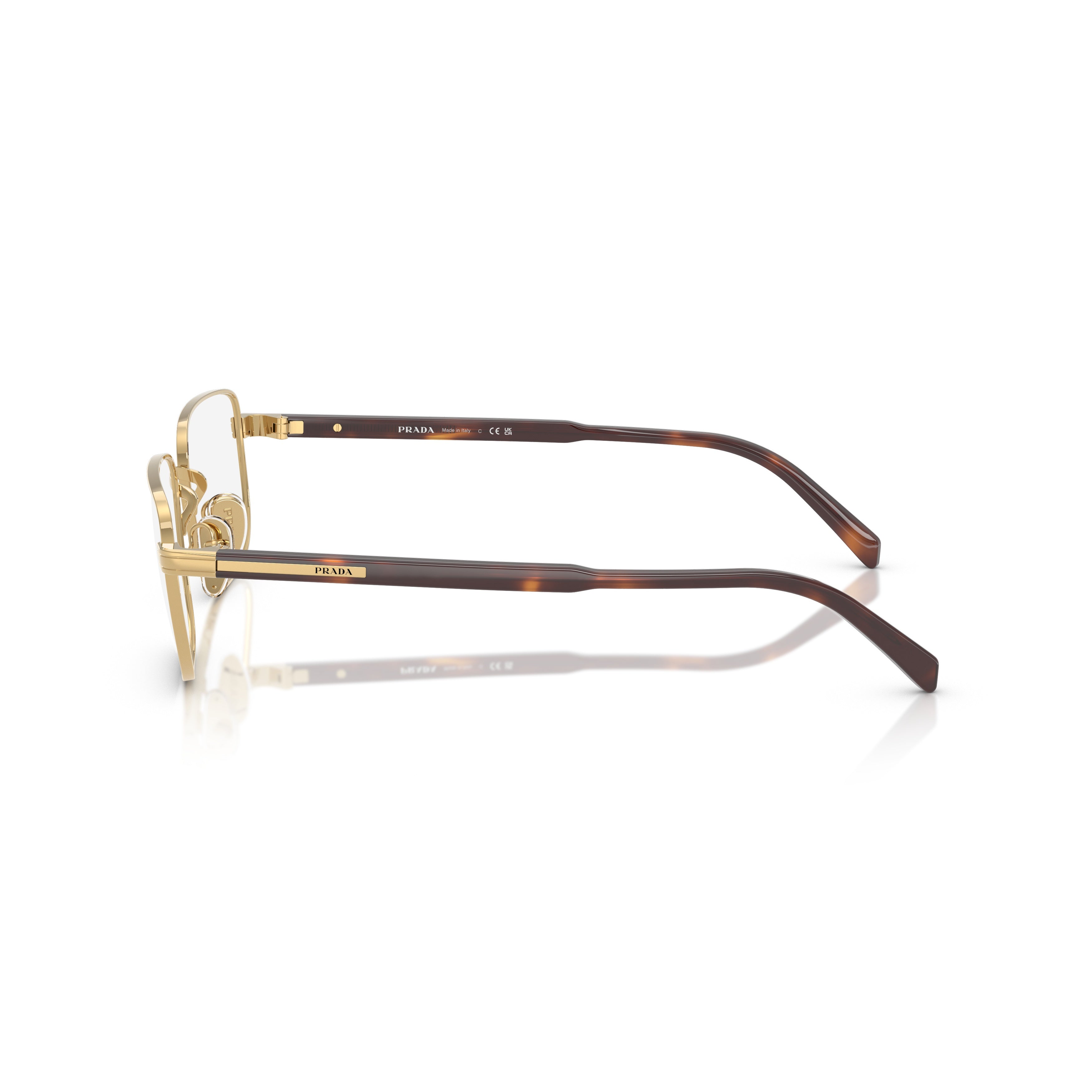 0pr B51v Rectangular Aluminum Eyeglasses