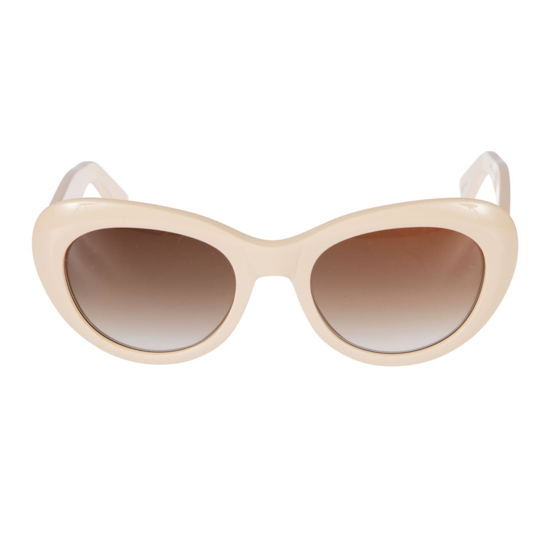 Capri New-S Rounded Cat-Eye Sunglasses with Gradient Lenses