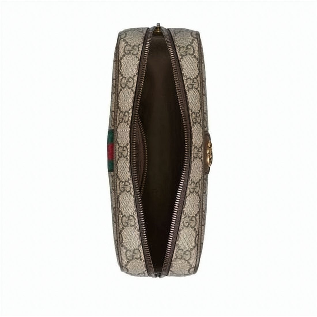 Canvas and Leather Monogram Clutch
