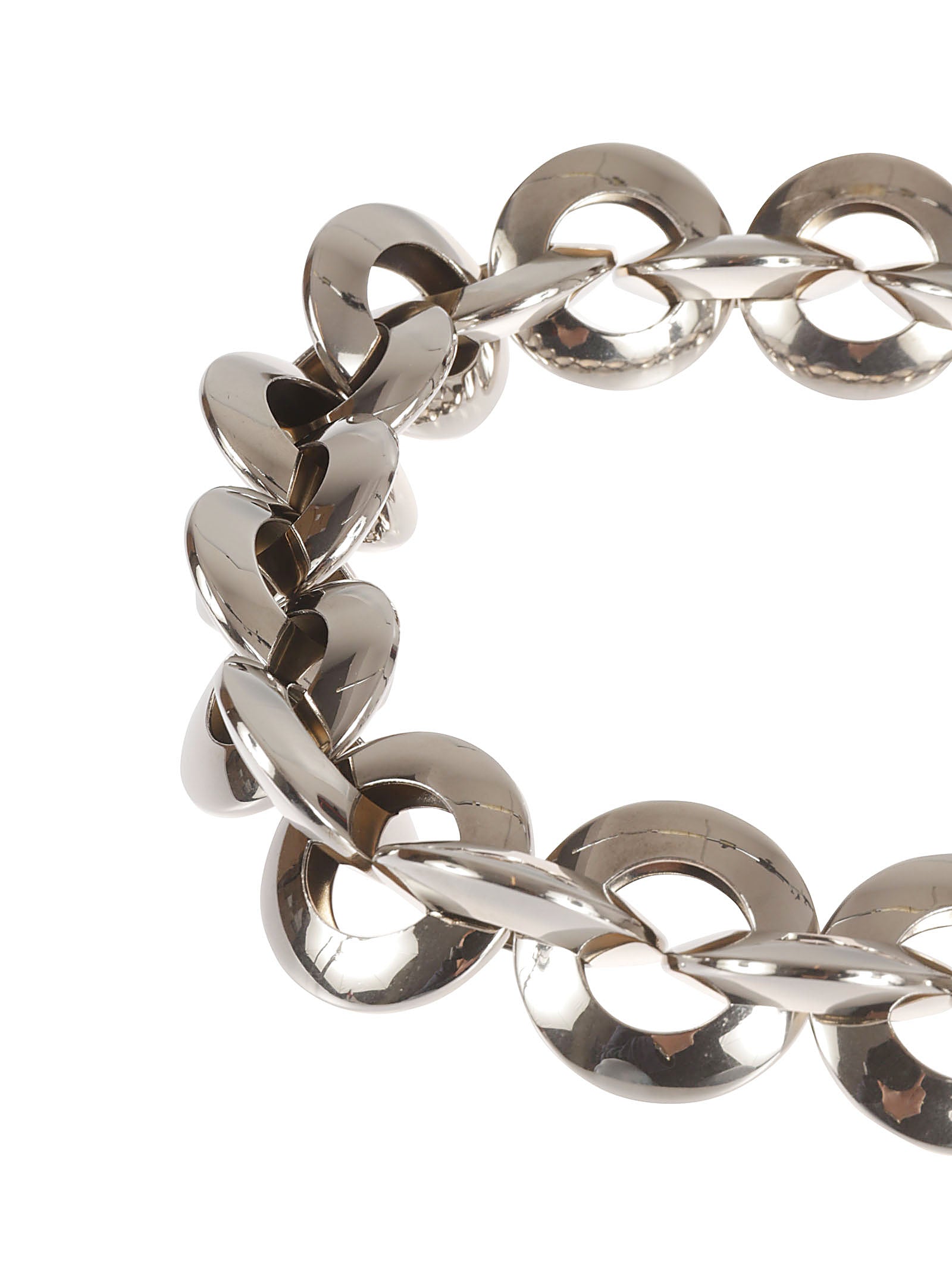 Chunky Interlocking Oval Link Bracelet