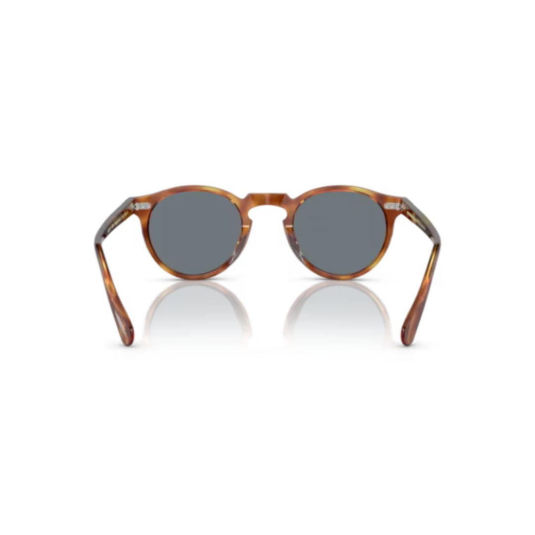 0ov5217s Round Tortoiseshell Acetate Sunglasses