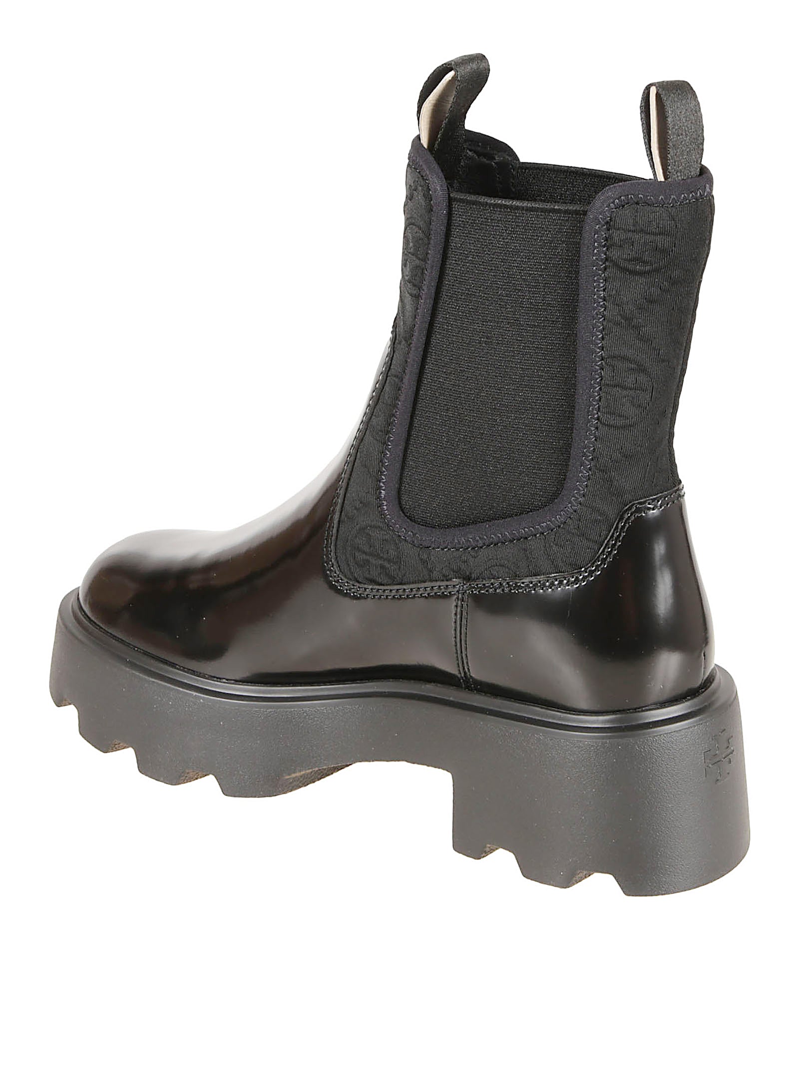 Glossy Finish Bovine Suede Boots
