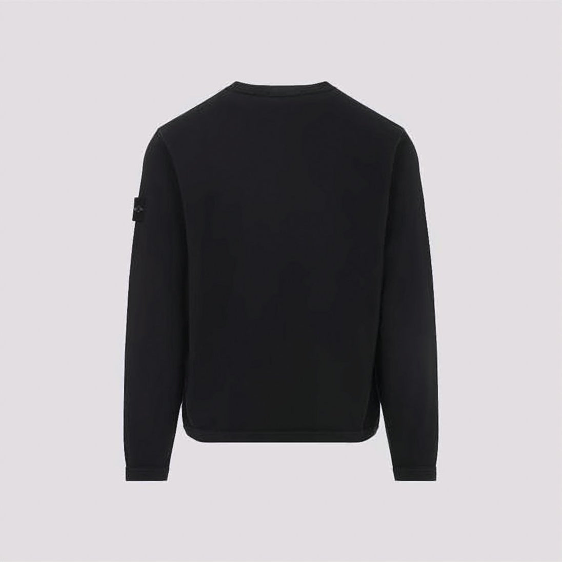 Long-Sleeve Black T-Shirt with Signature Patch
