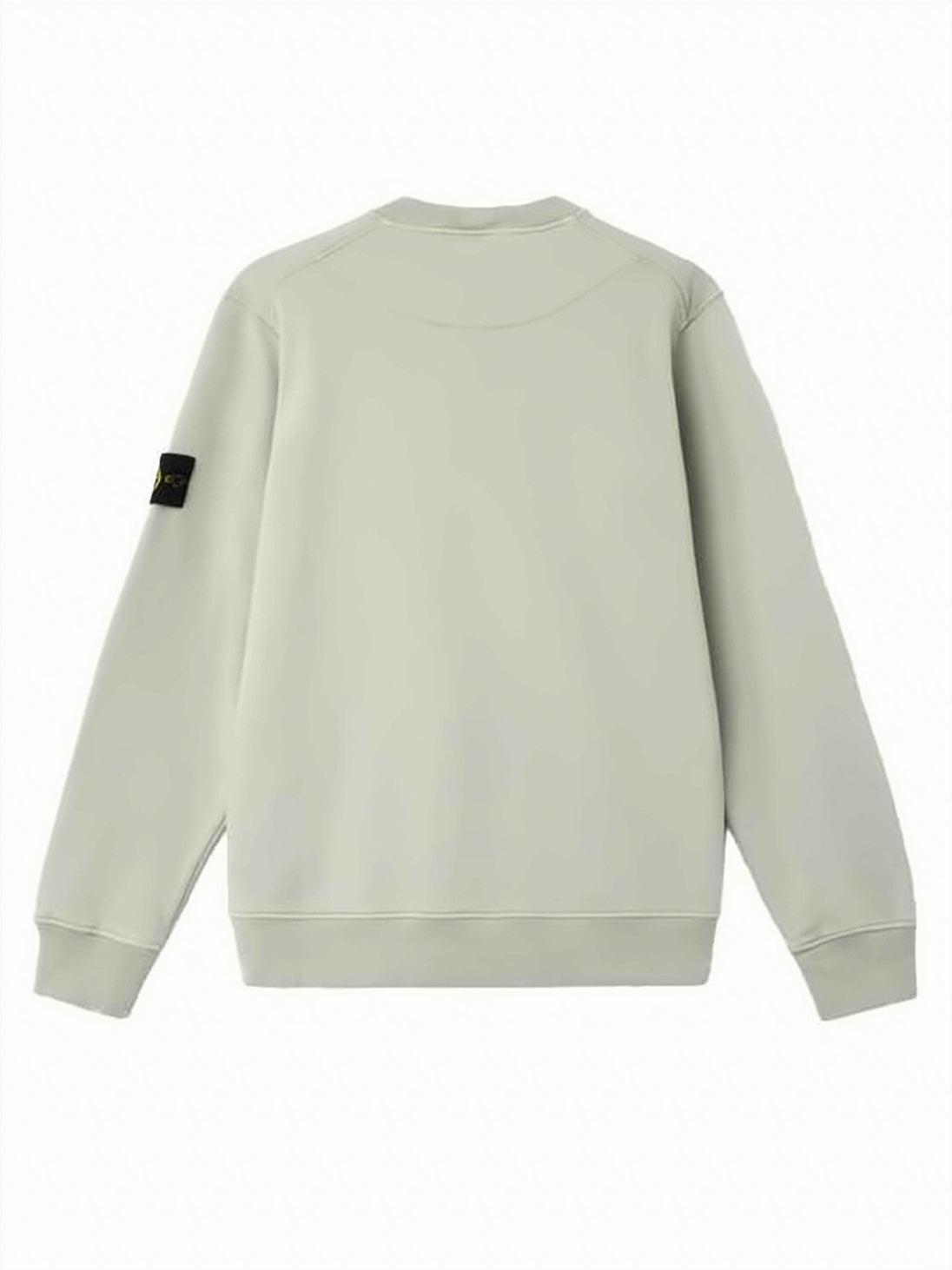 Long-Sleeve Crewneck Sweatshirt with Ribbed Cuffs and Minimalist Design