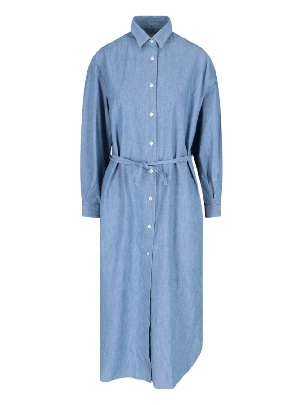 Maxi Shirt Dress – Light Blue