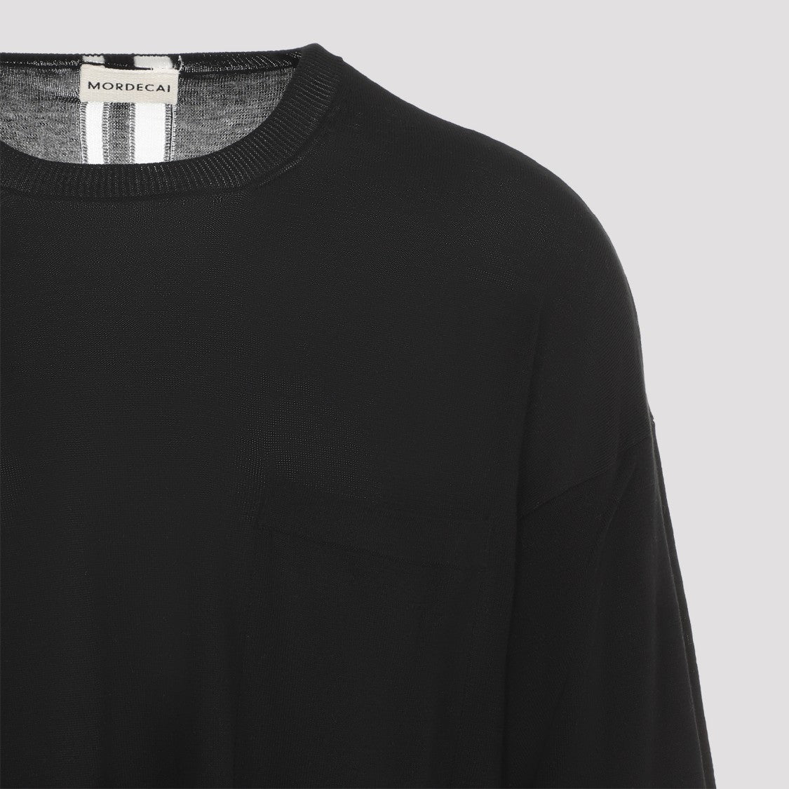 Men's Cotton Sweater With Unique Layered Design