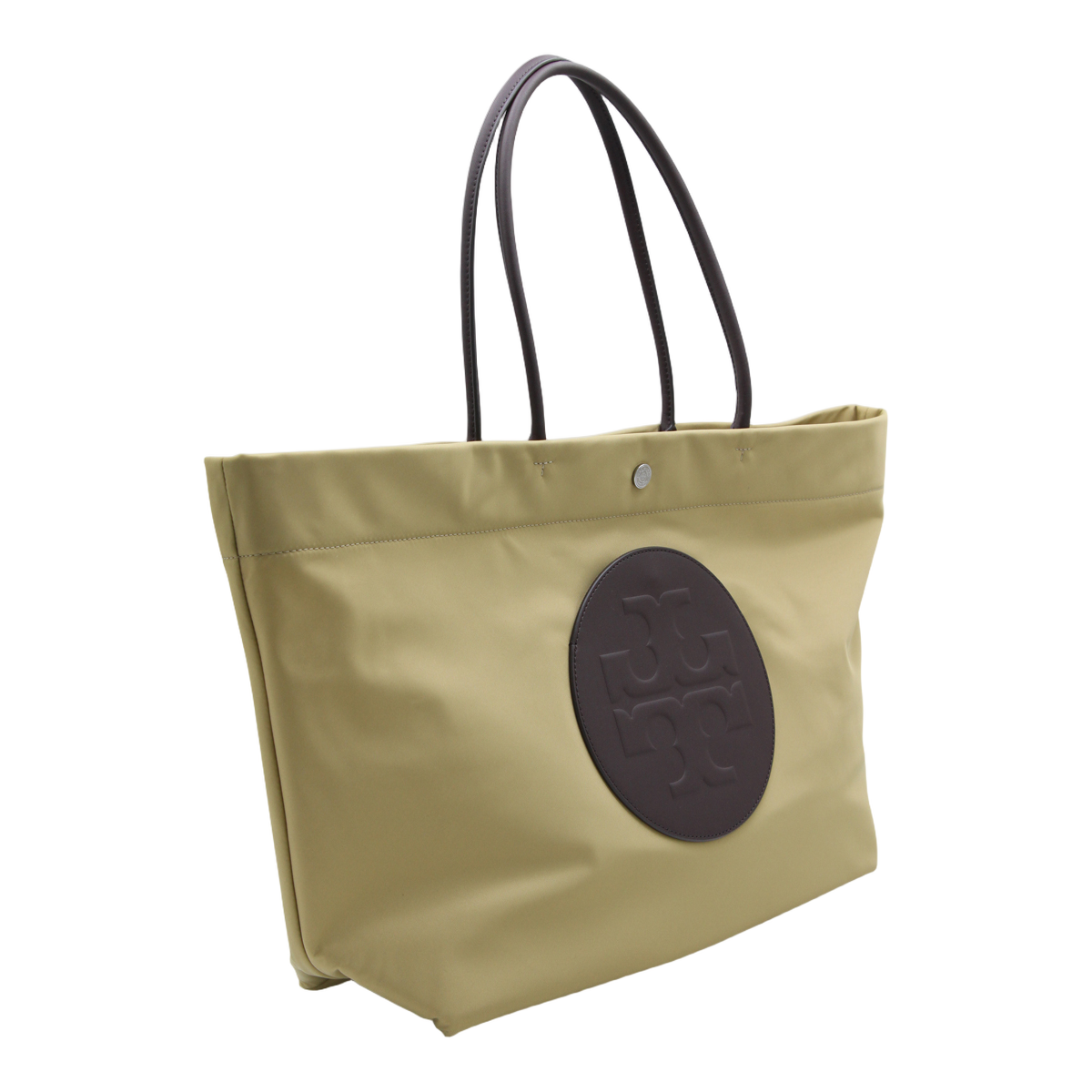 Structured Olive Tote Bag