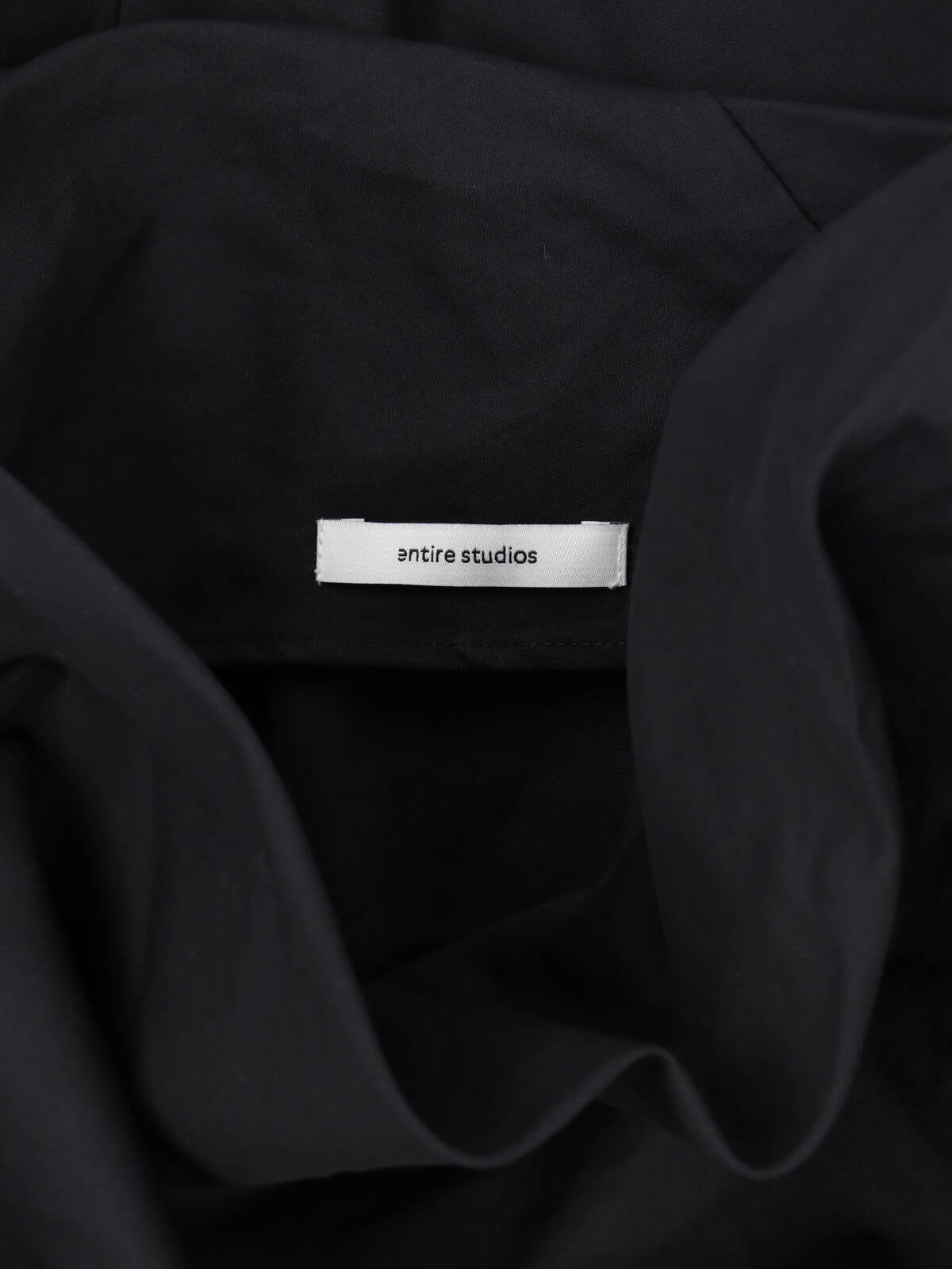 Black Asymmetrical Draped Sculptural Top