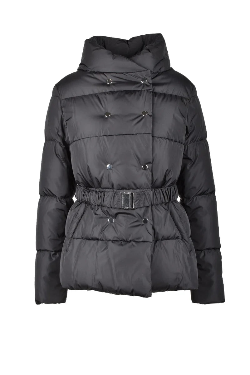 Snap Button Down Jacket - Black