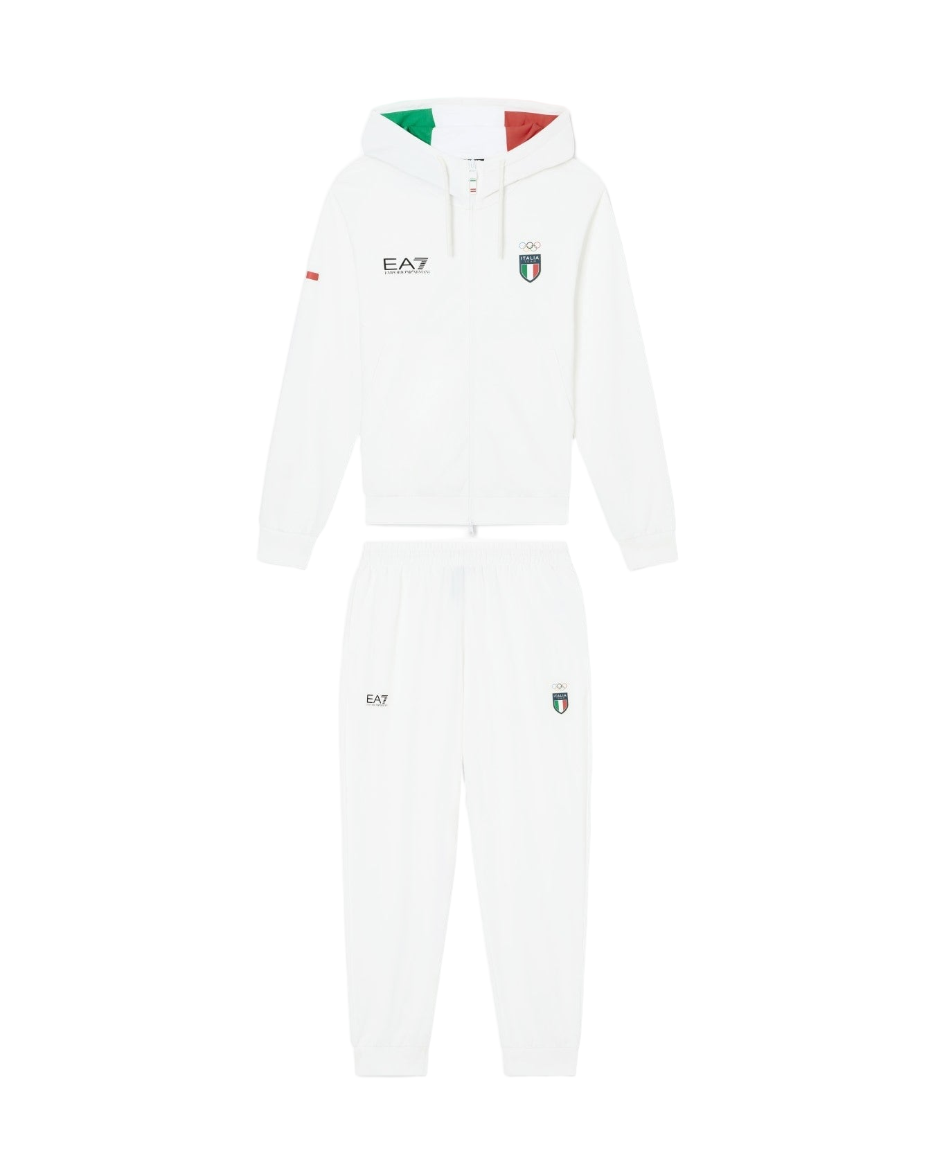 Tracksuit With Drawstring Hoodie