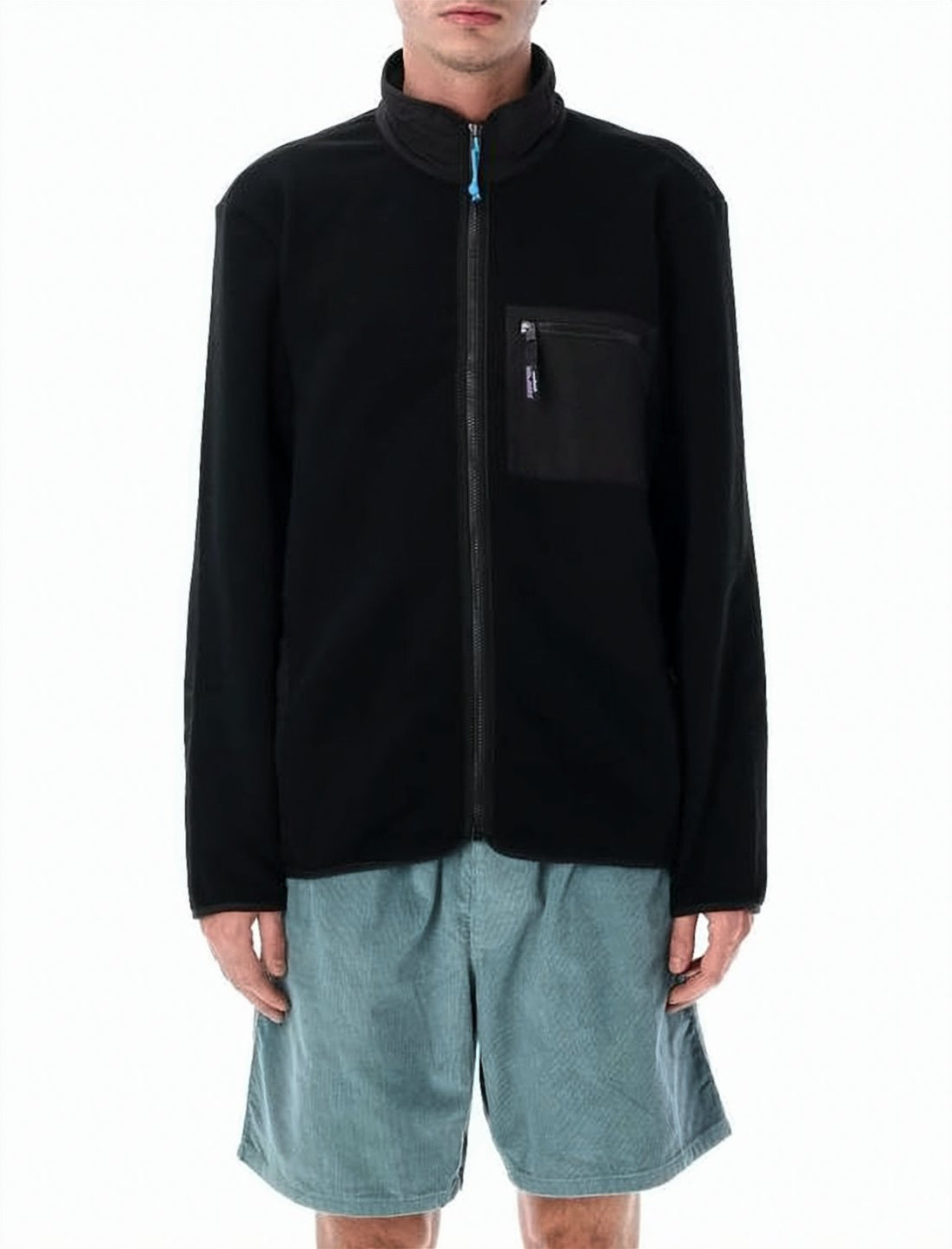 Grey Recycled Polyester Synchilla Fleece Jacket