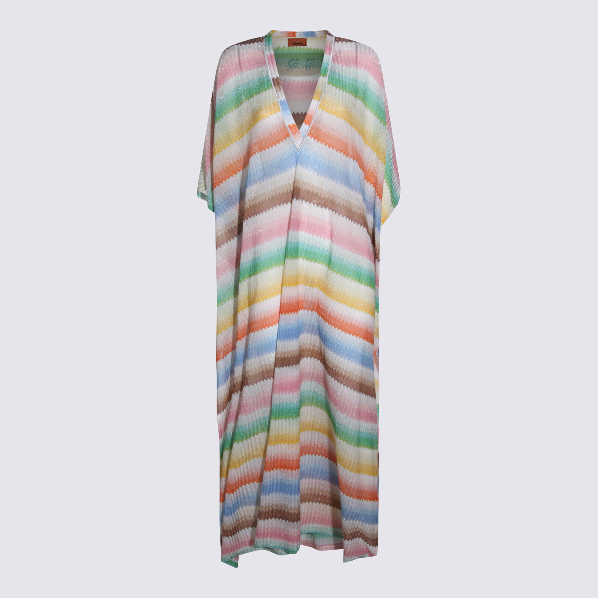 Zigzag Pattern Maxi Dress