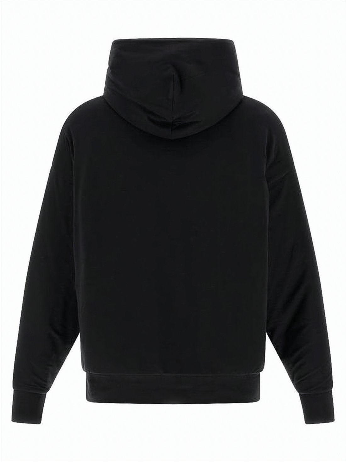 Structured Padded Black Hoodie