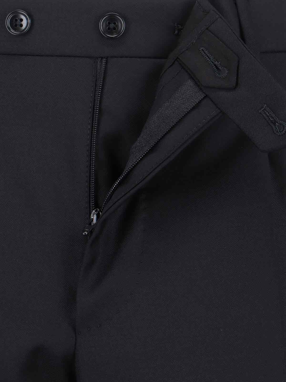 Single-Breasted Cutter Suit – Black
