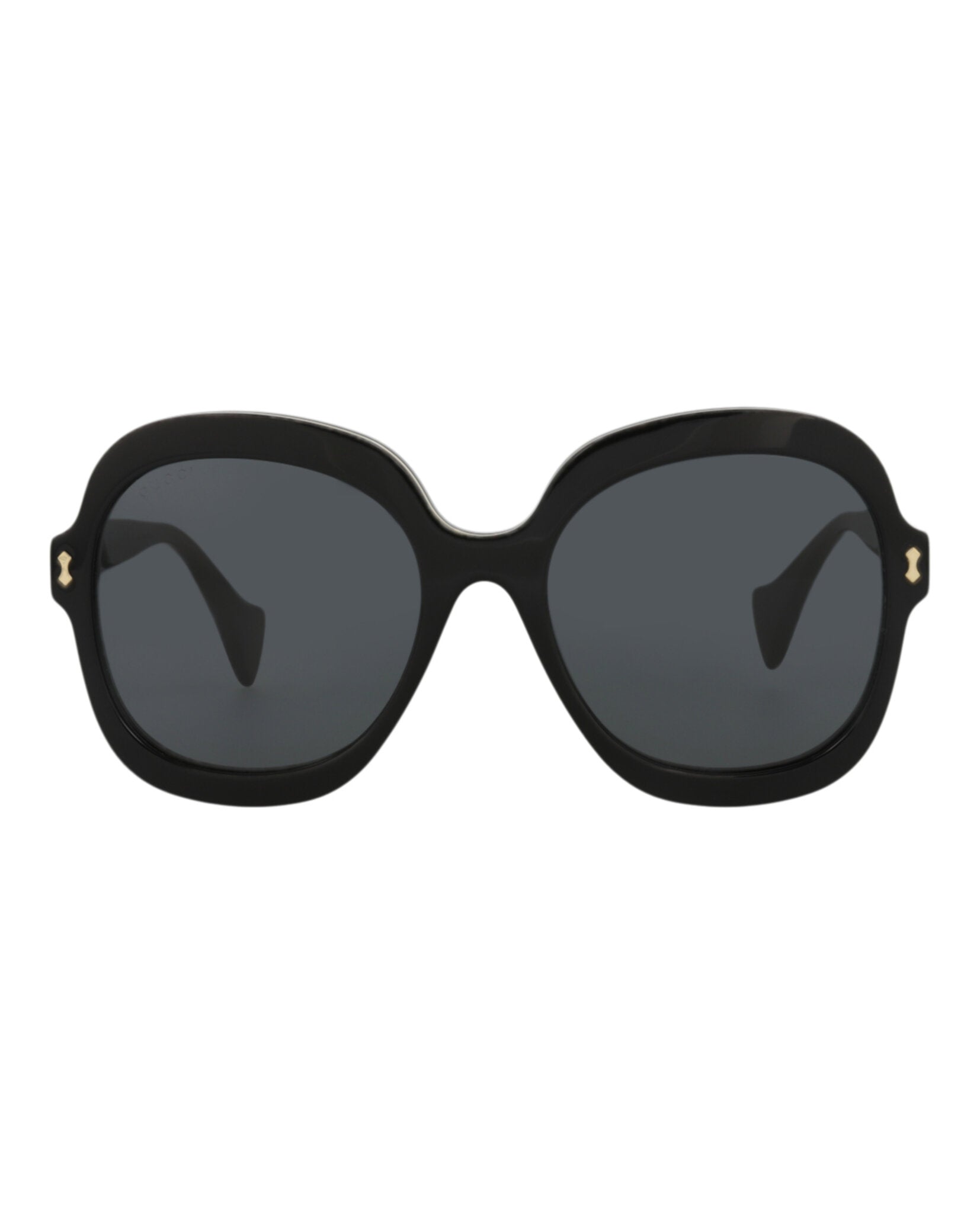 Round-Frame Acetate Sunglasses