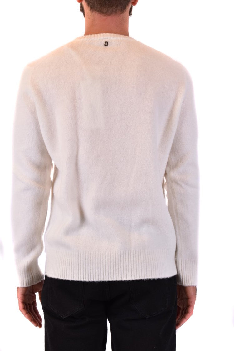 Soft White Wool Sweatshirt